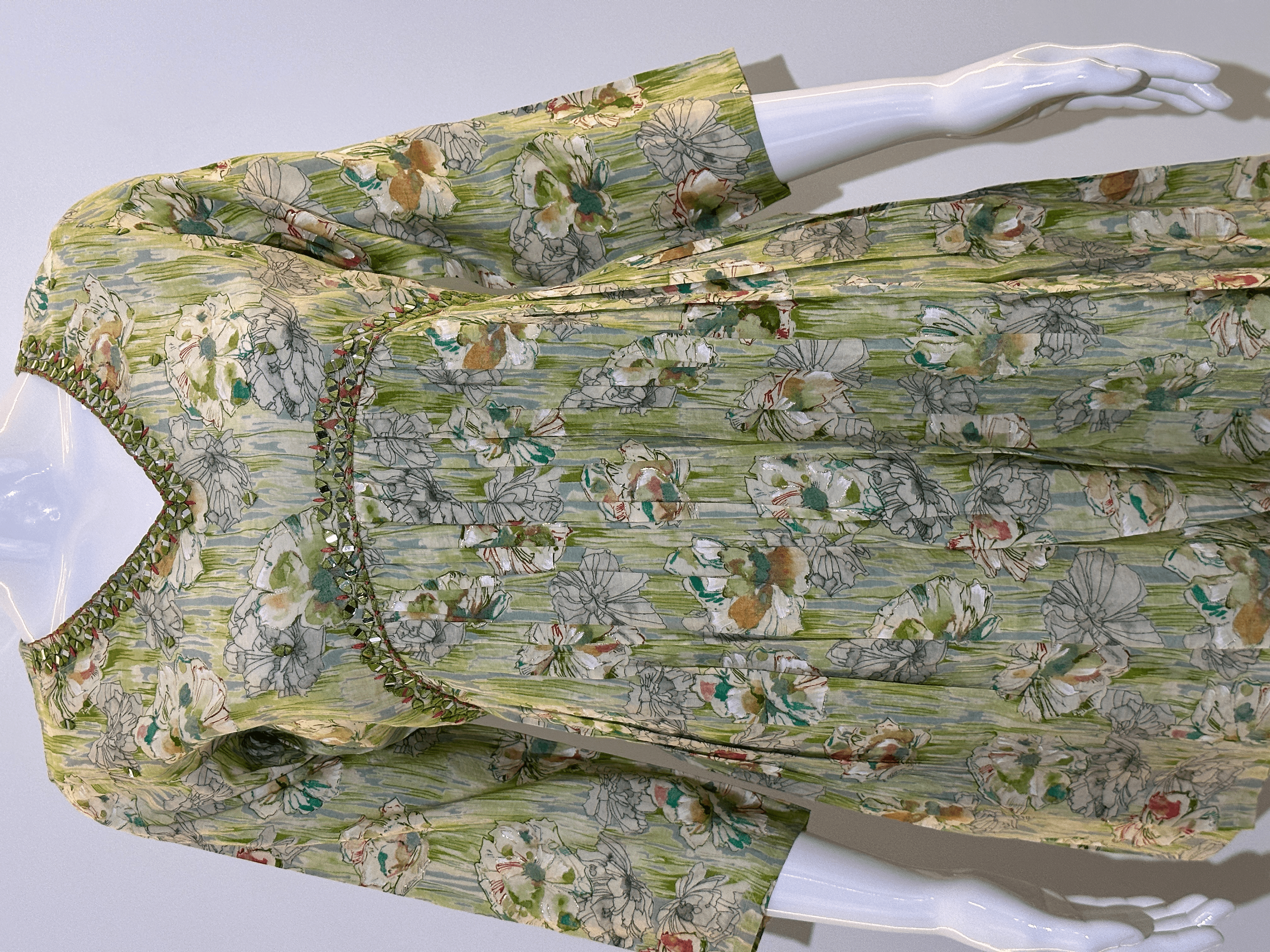 Image of Muslin Bell Bottom Kurti Set- 2 Piece