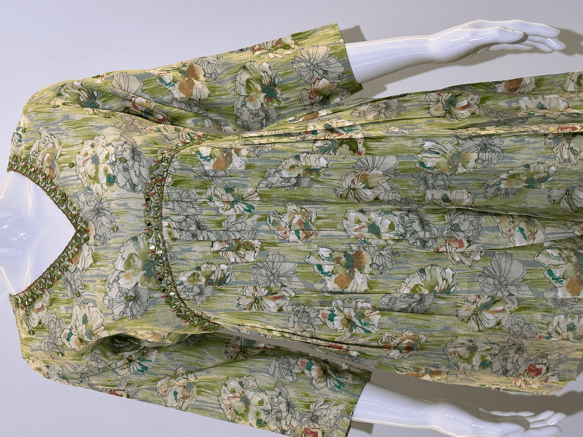 Muslin Bell Bottom Kurti Set- 2 Piece