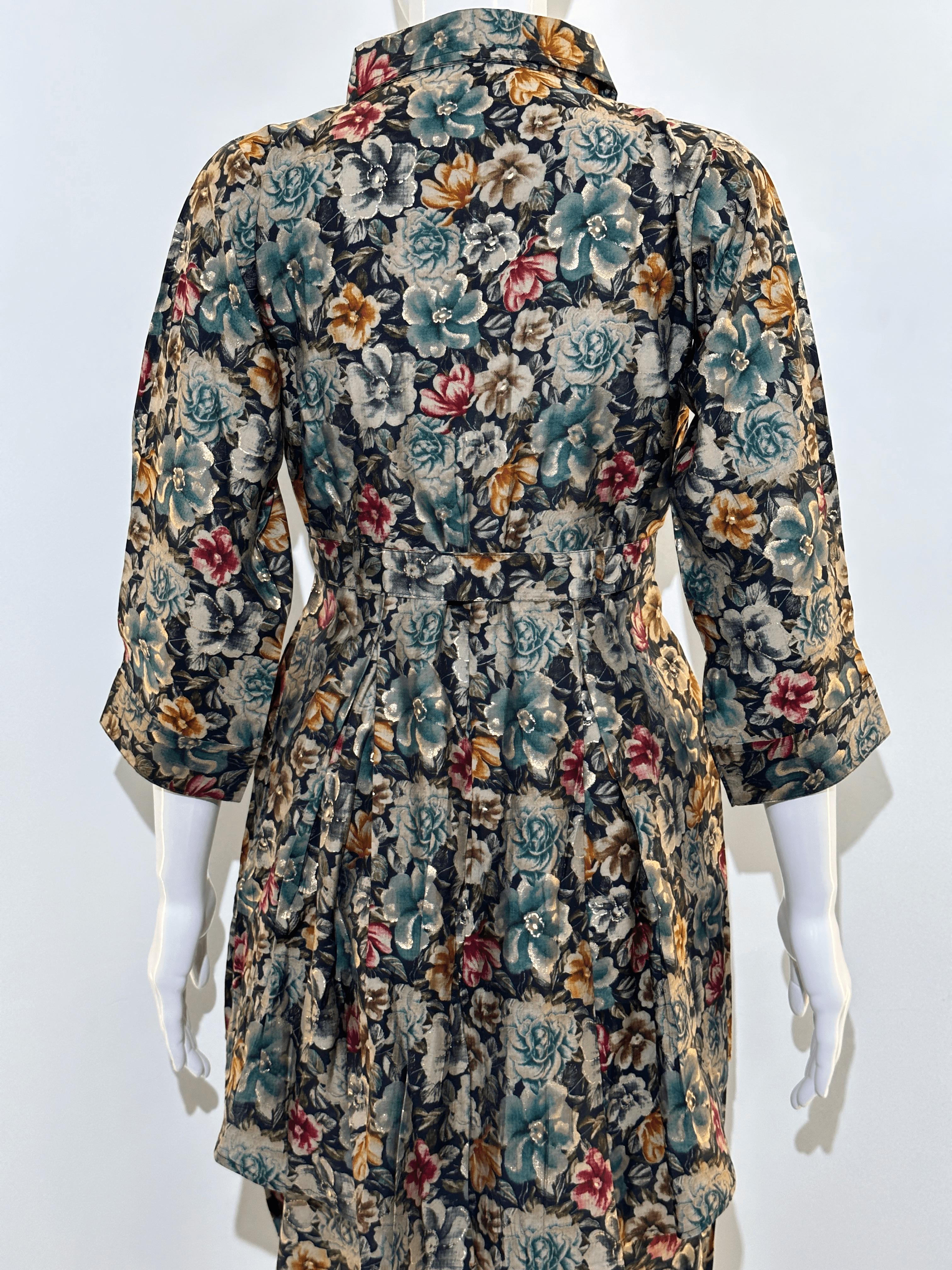 Image of Muslin Pattern Work Coord Set - 2 piece