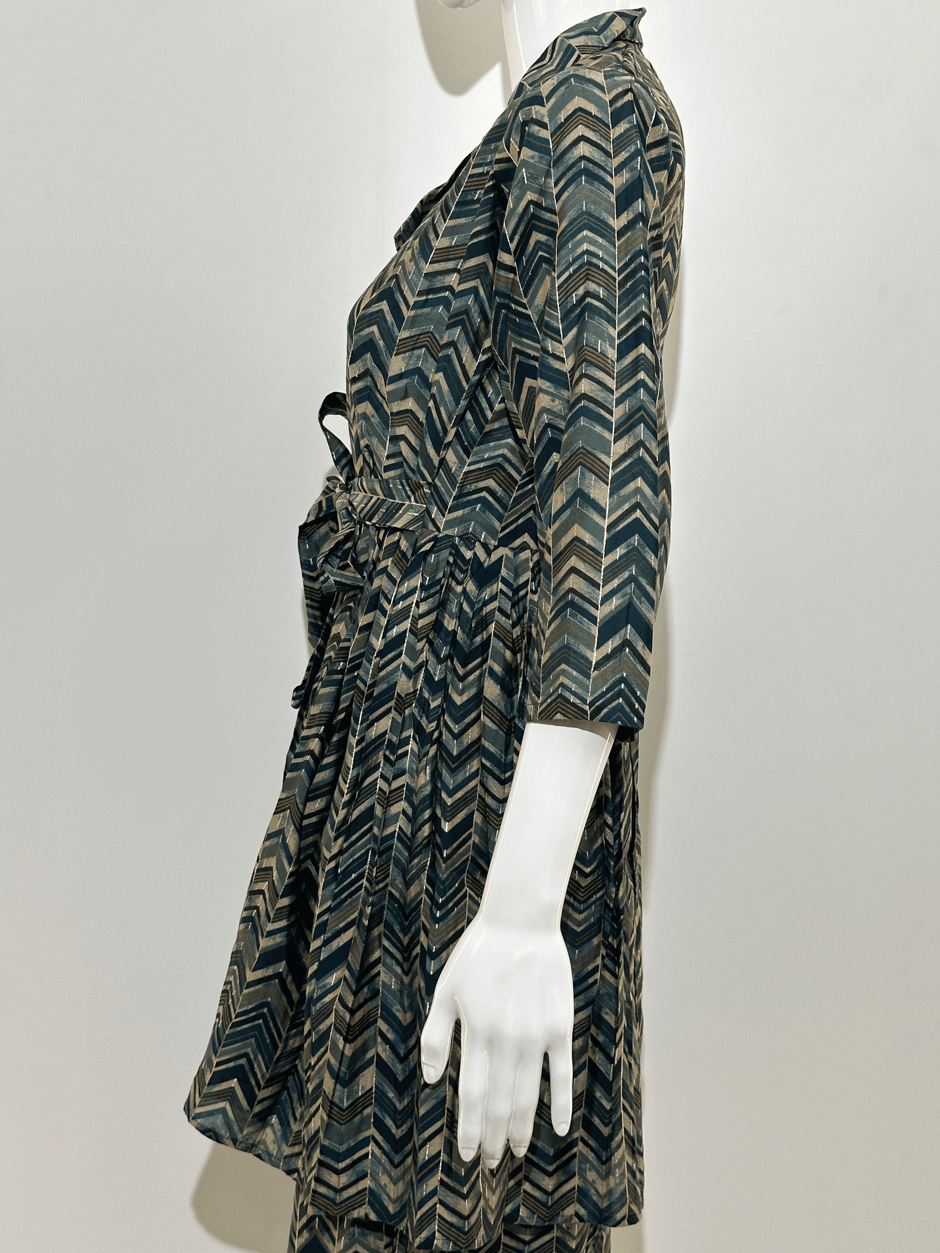 Image of Muslin Pattern Work Coord Set - 2 piece