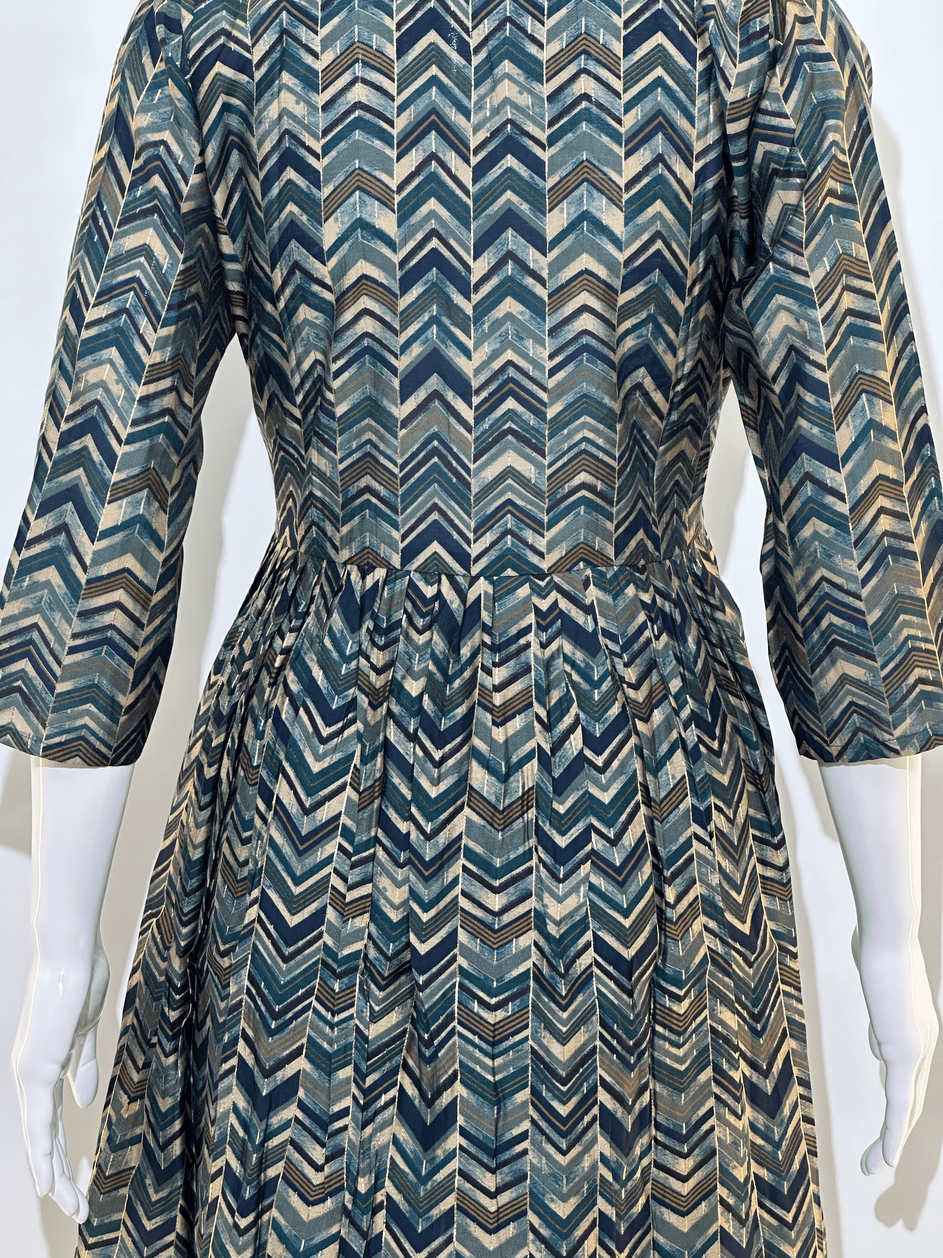 Image of Muslin Pattern Work Coord Set - 2 piece