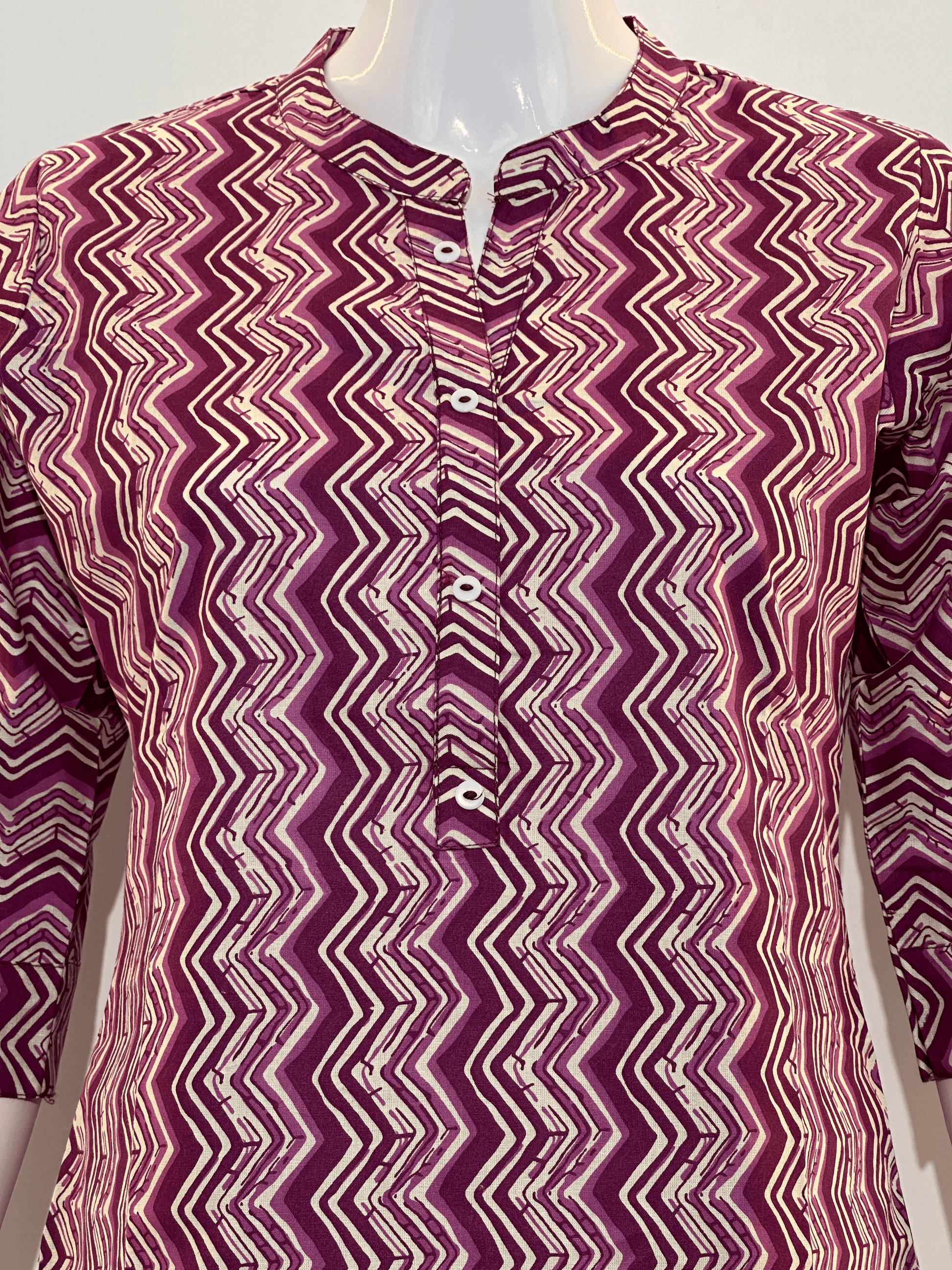 Pure Cotton Short Tunics - Jambli Color
