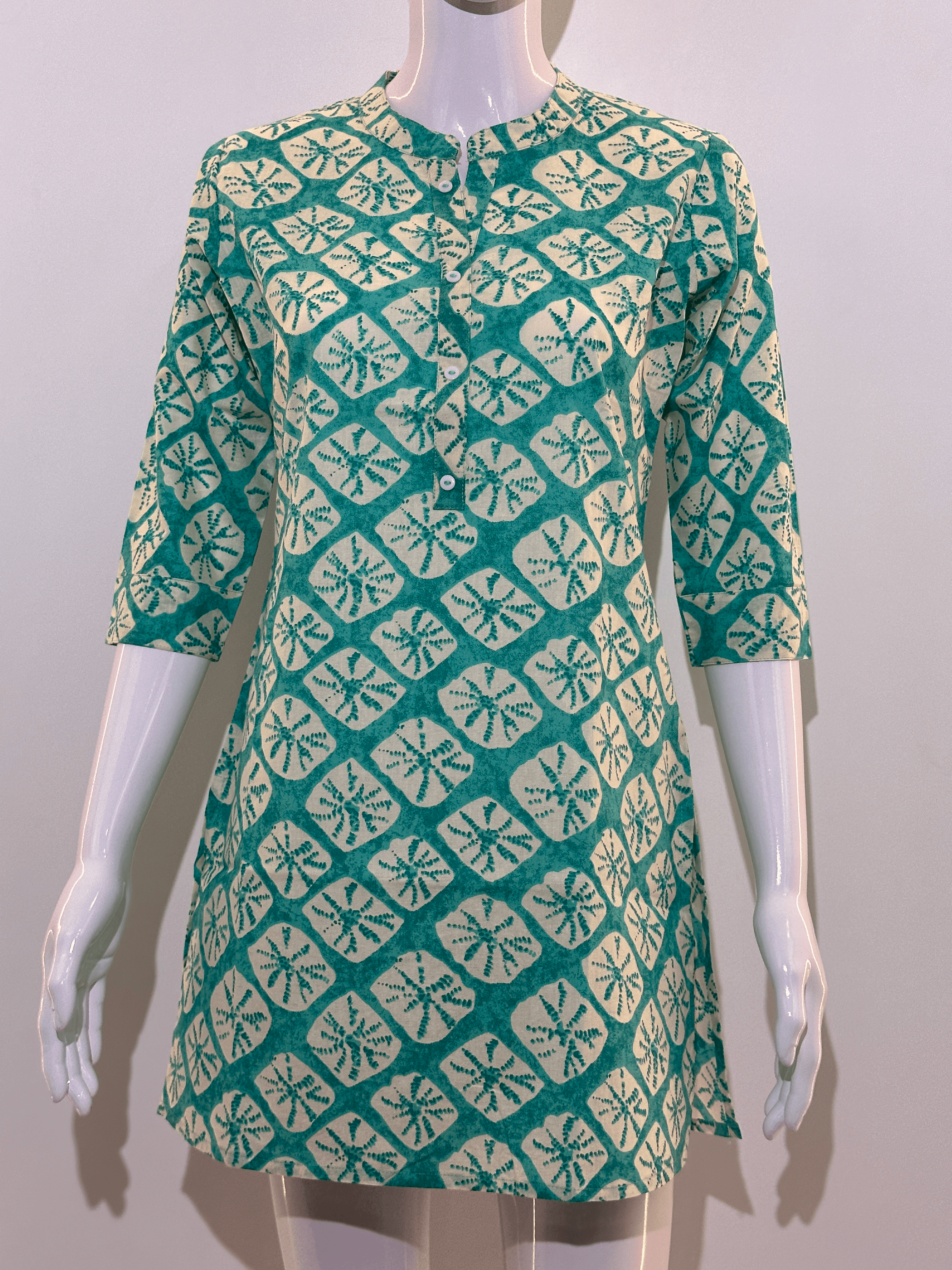 Image of Pure Cotton Short Tunics - Rama Color