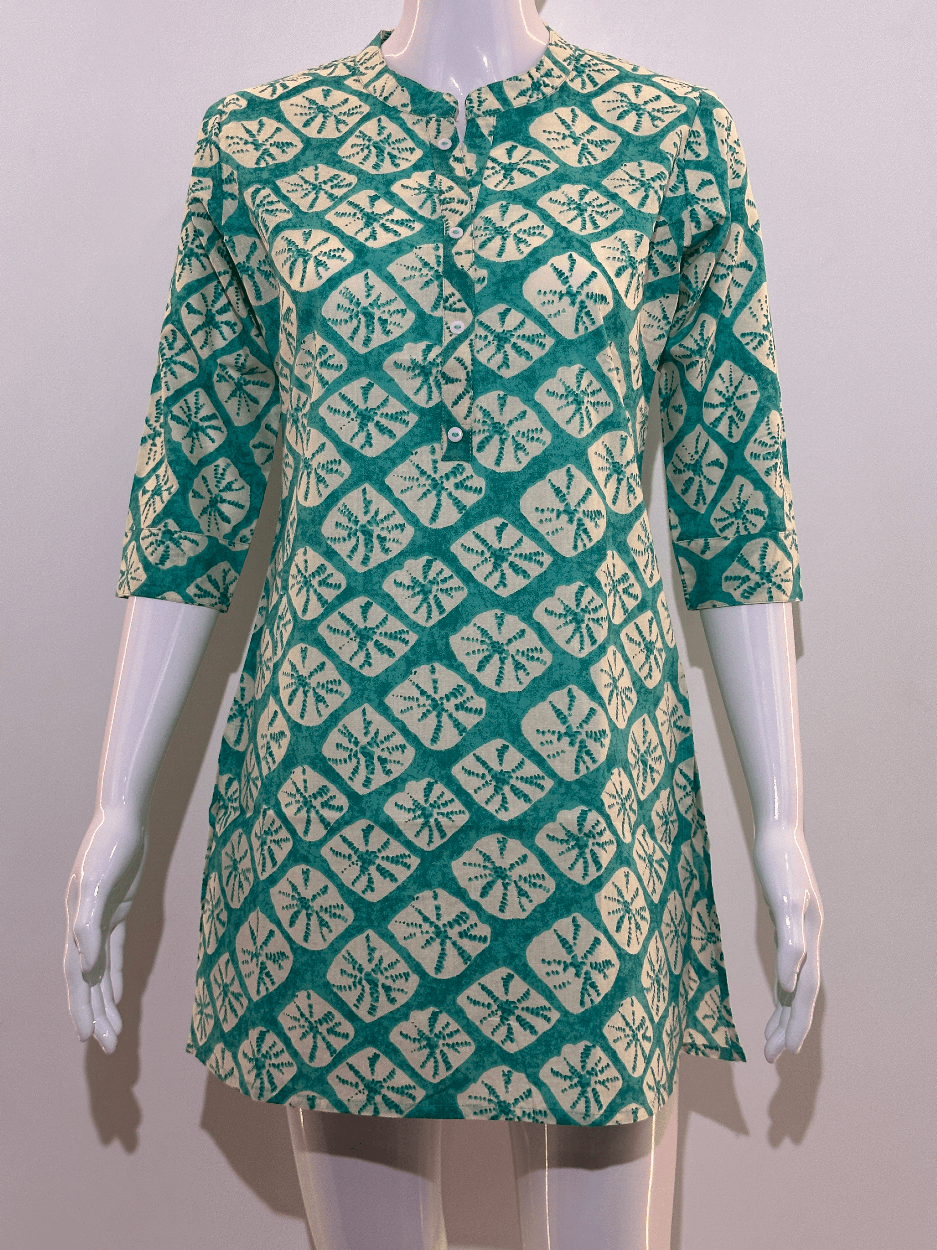 Image of Pure Cotton Short Tunics - Rama Color