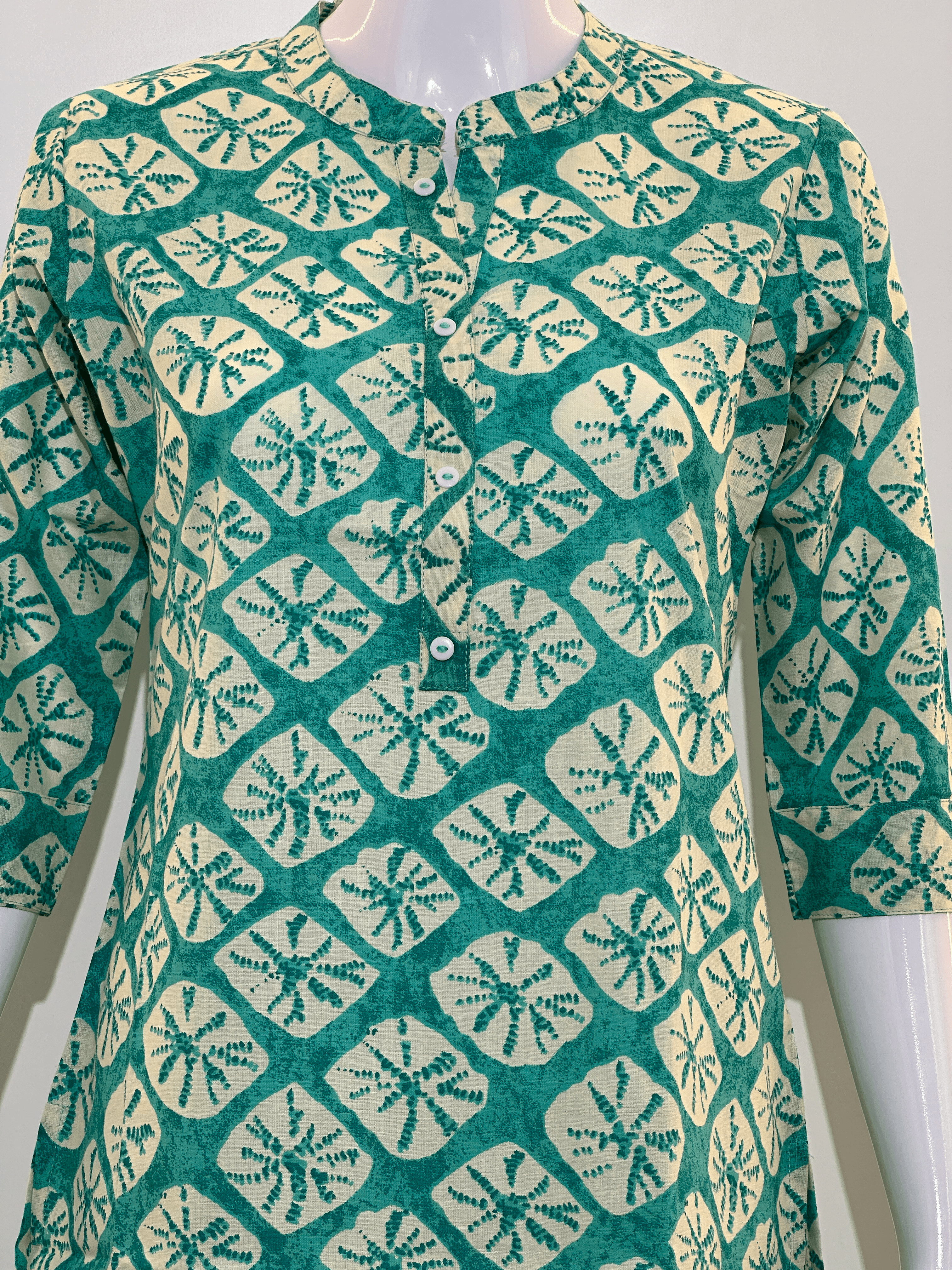 Image of Pure Cotton Short Tunics - Rama Color