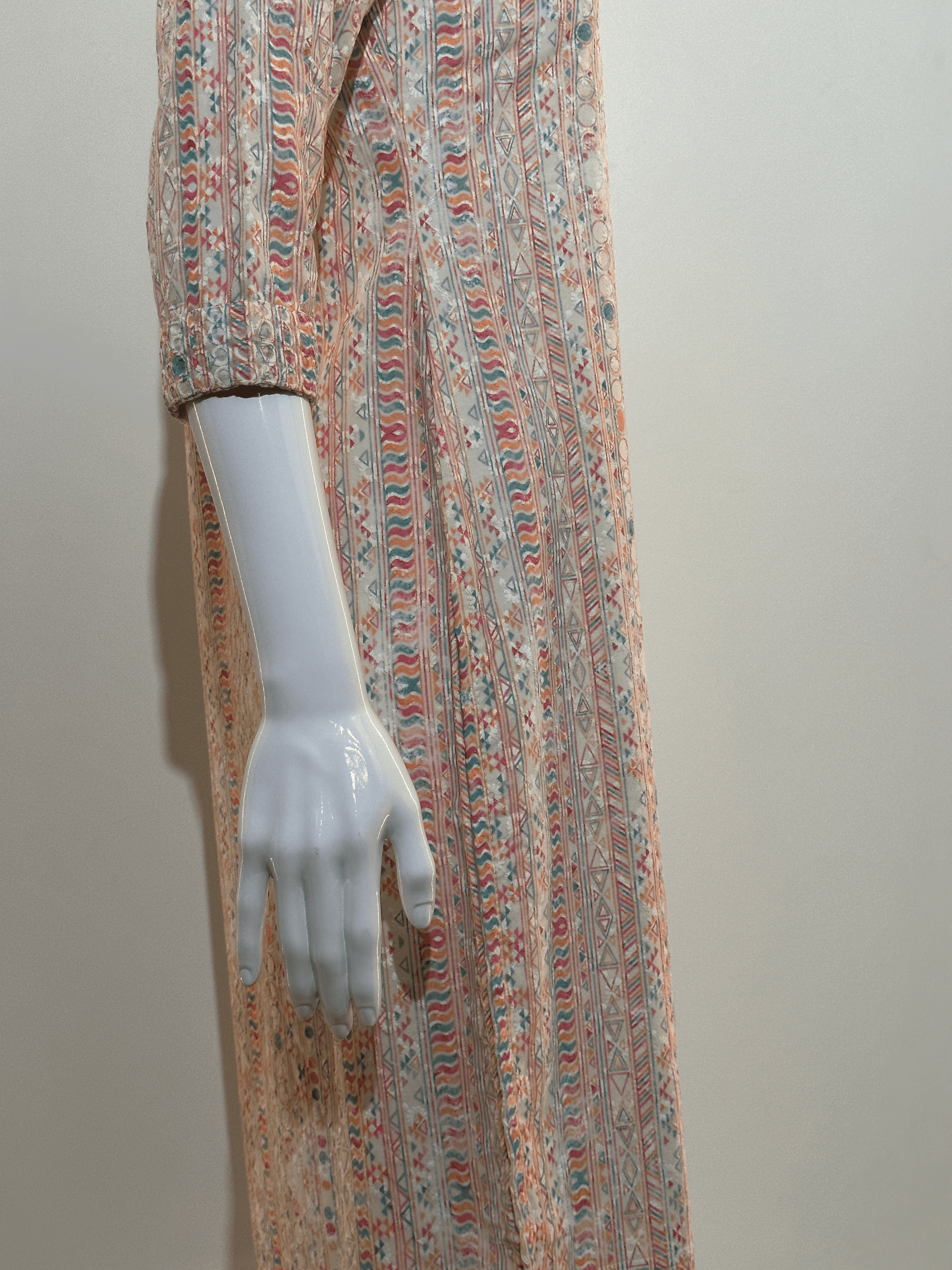 Lucknowi work Cotton Straight Kurti