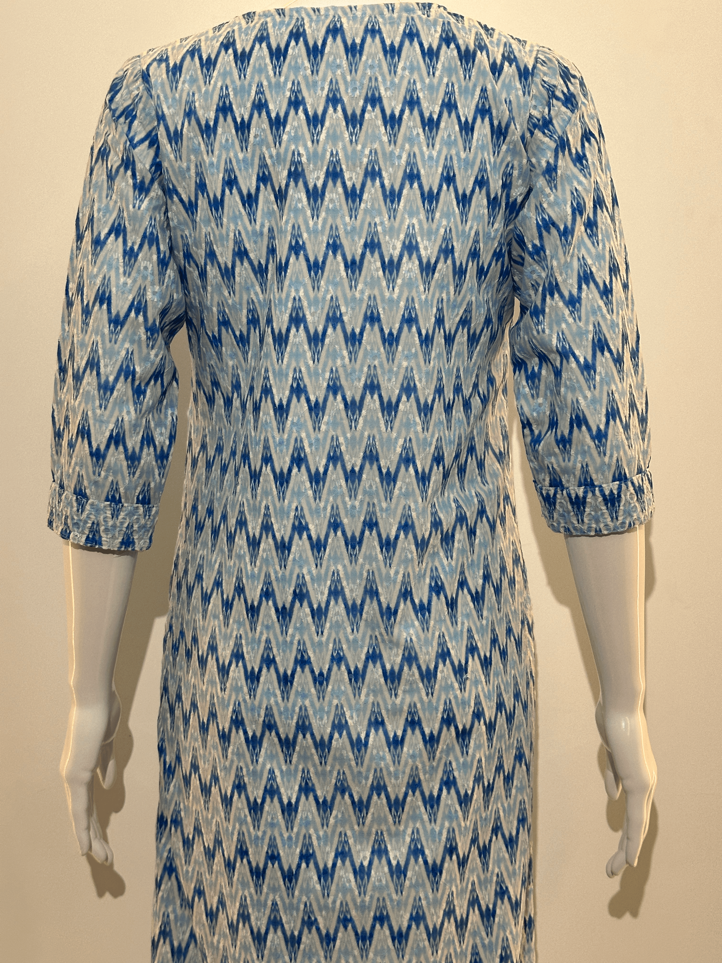 Lucknowi work Cotton Straight Kurti