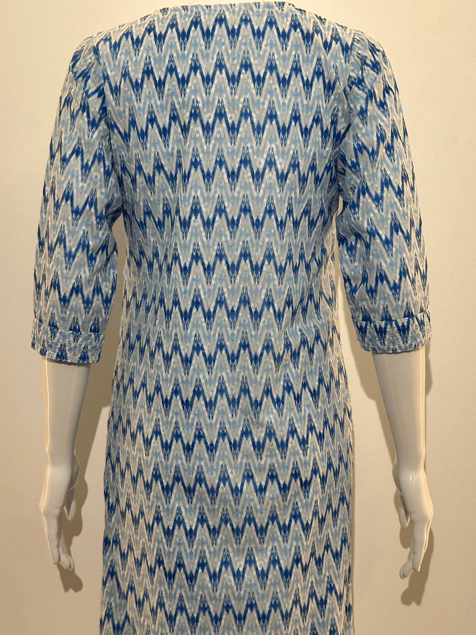 Lucknowi work Cotton Straight Kurti