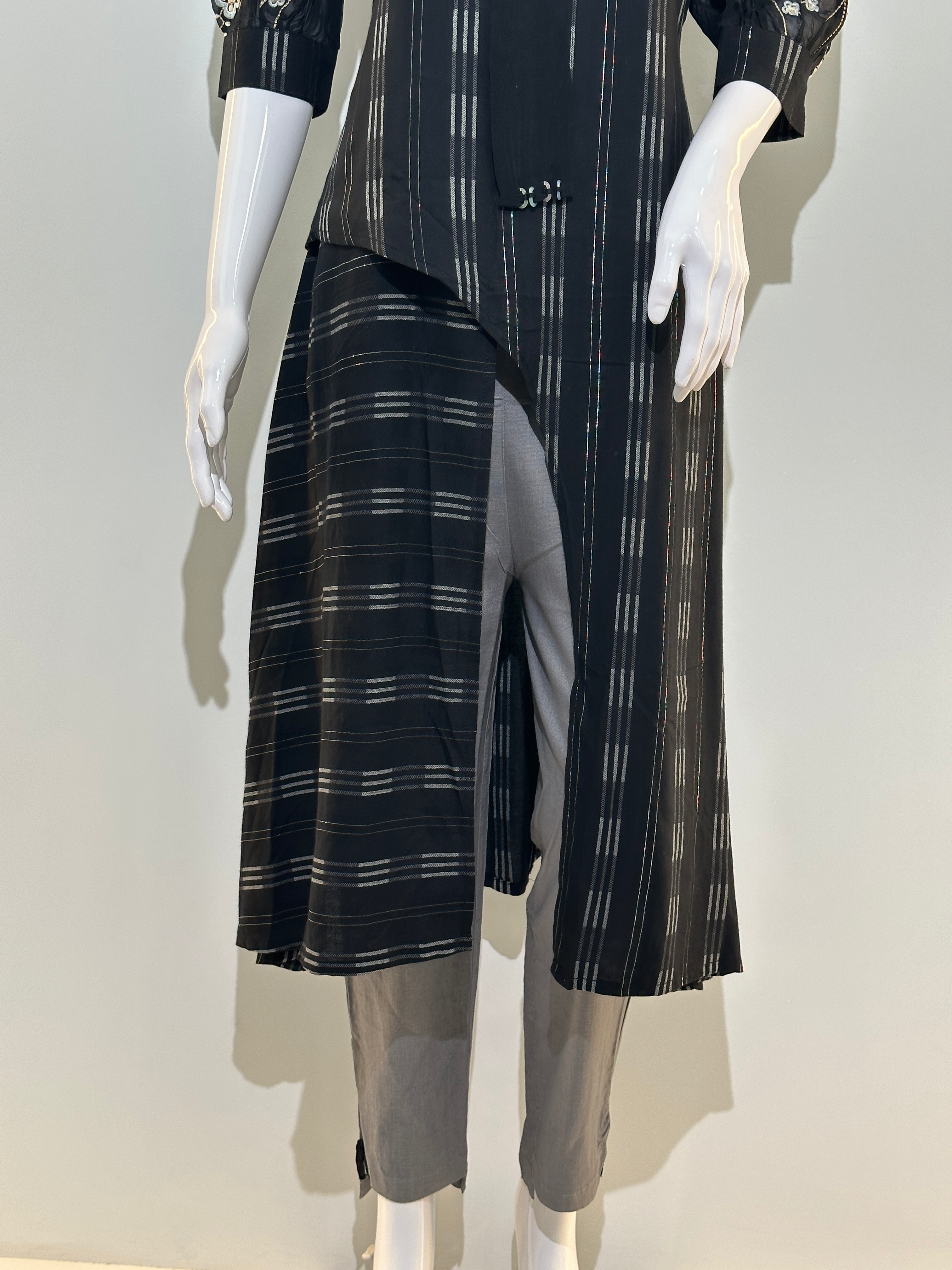 Image of Lycra Cotton Pant Pair - 2 Piece