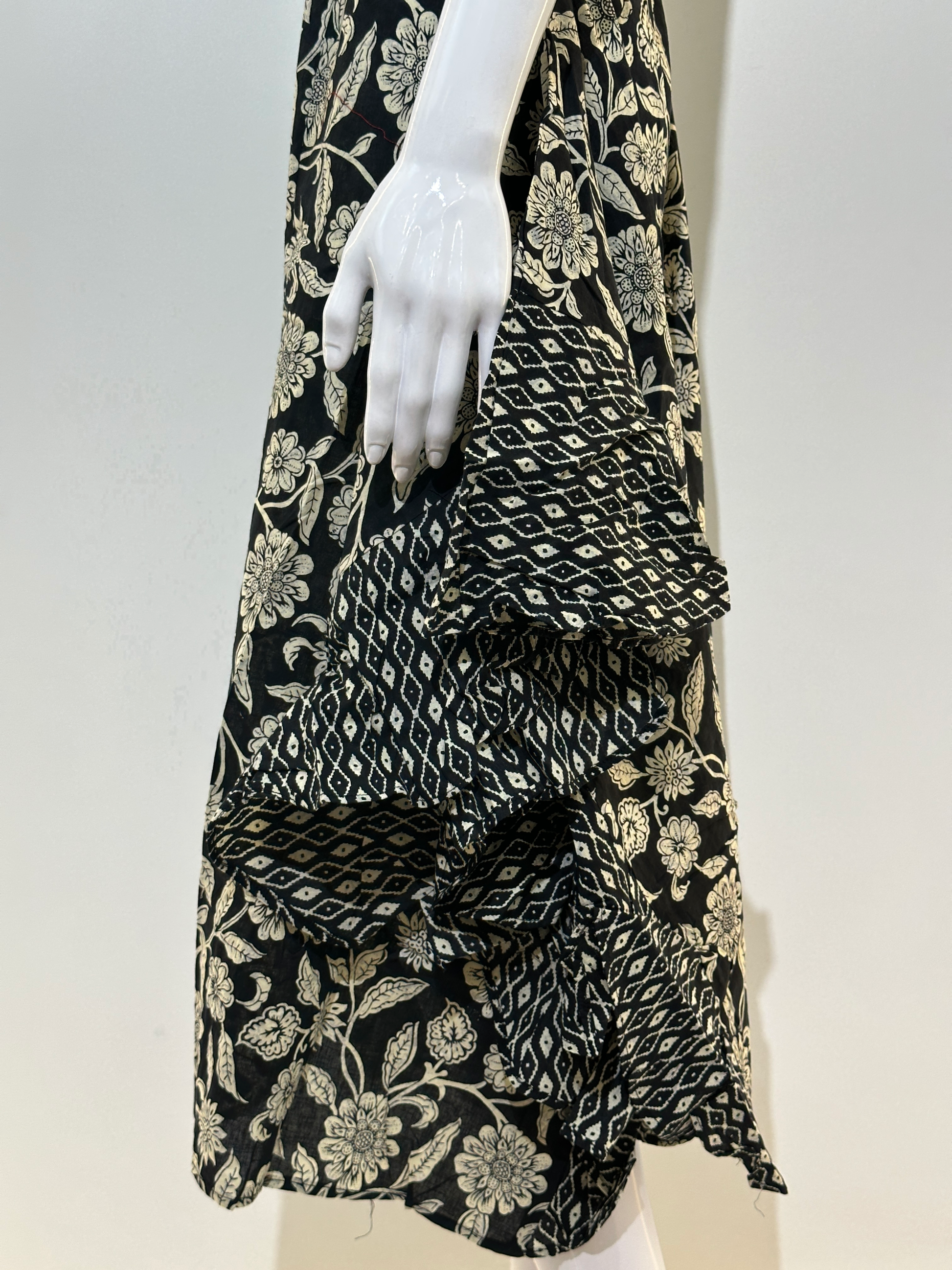 Cotton Ankle Length Kurti With Embroidery