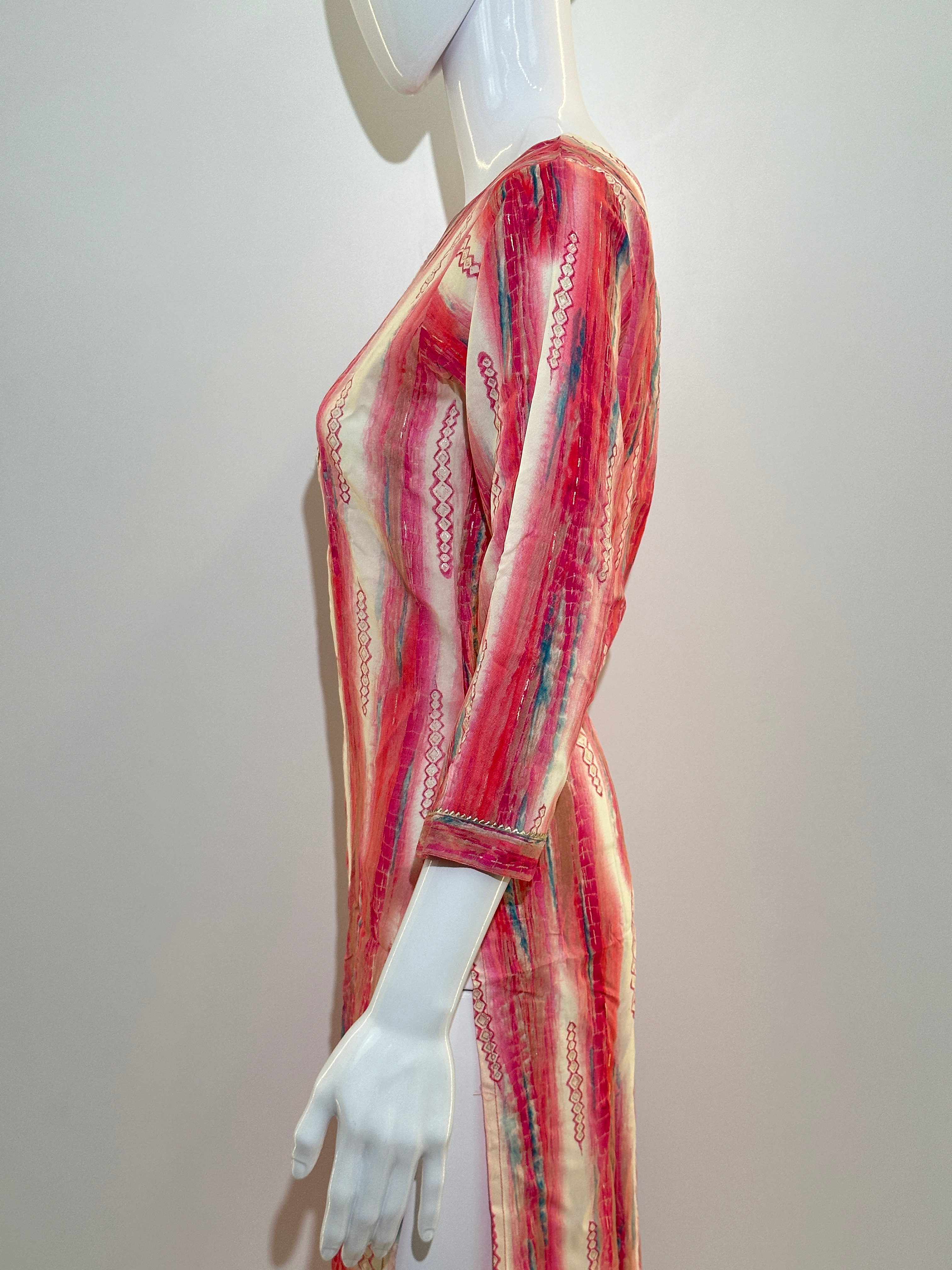 Image of Rayon with Hand and border work Kurti