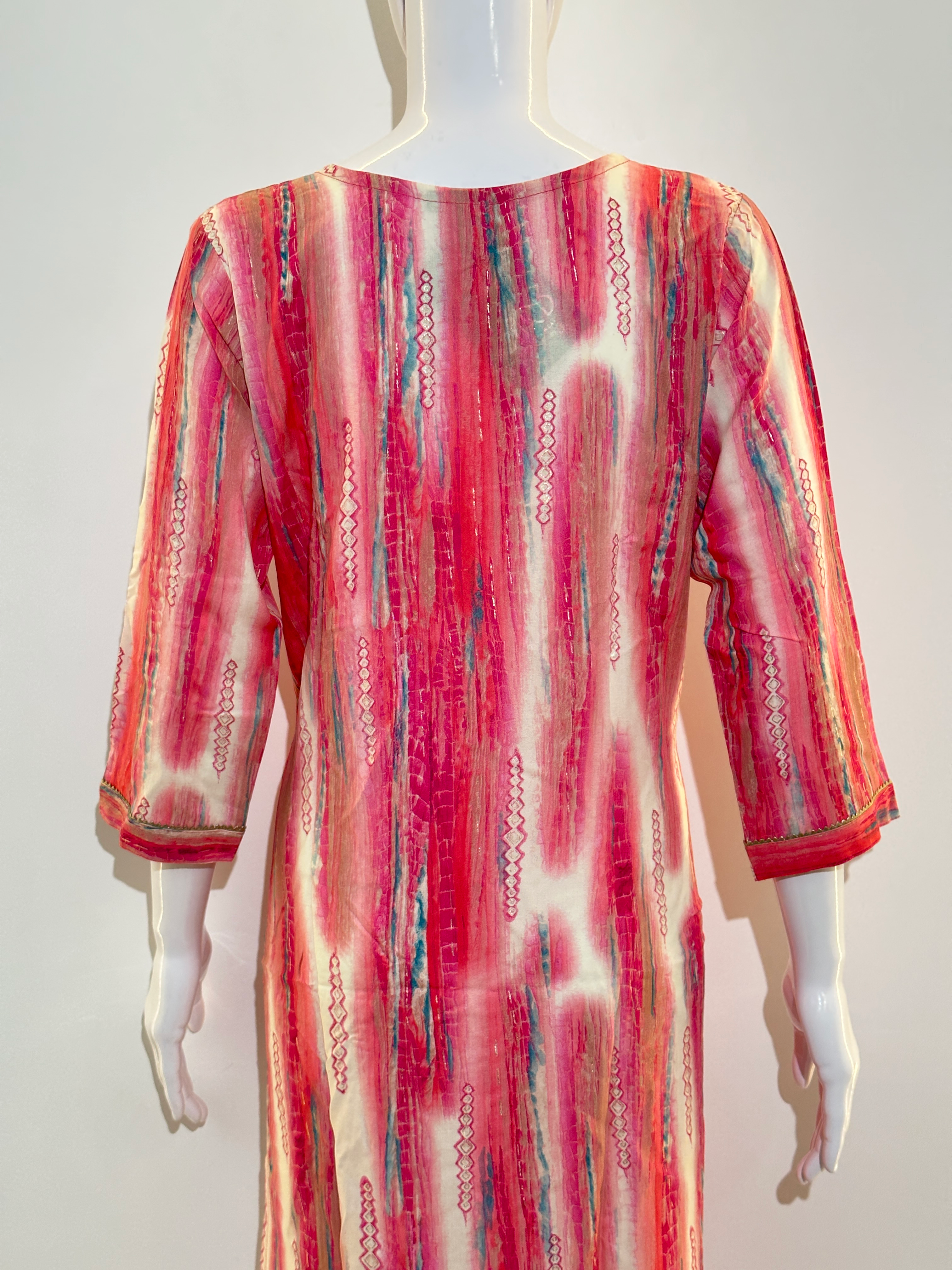 Rayon with Hand and border work Kurti