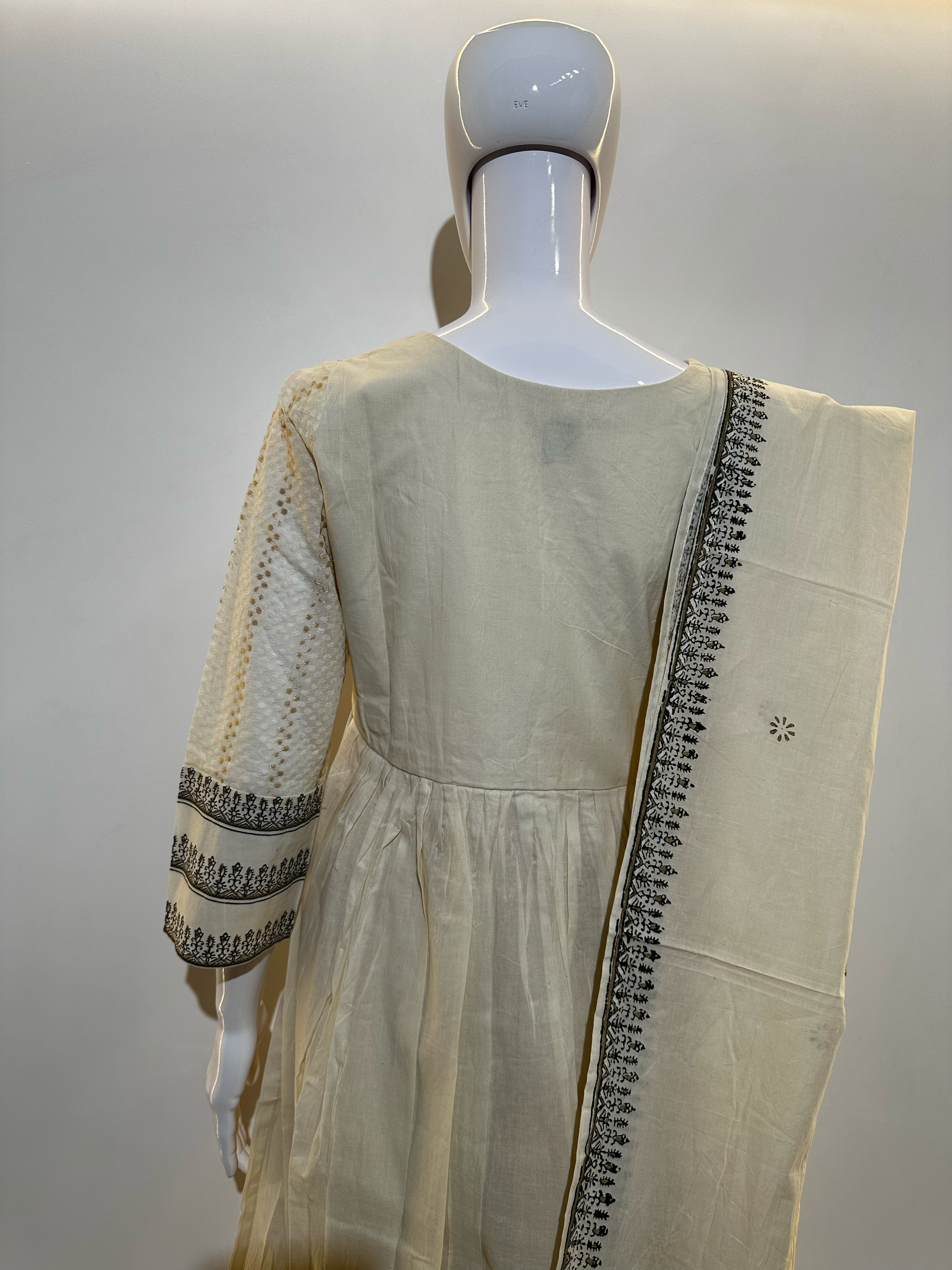 Cotton Embroidery kurti Set - 3 Piece