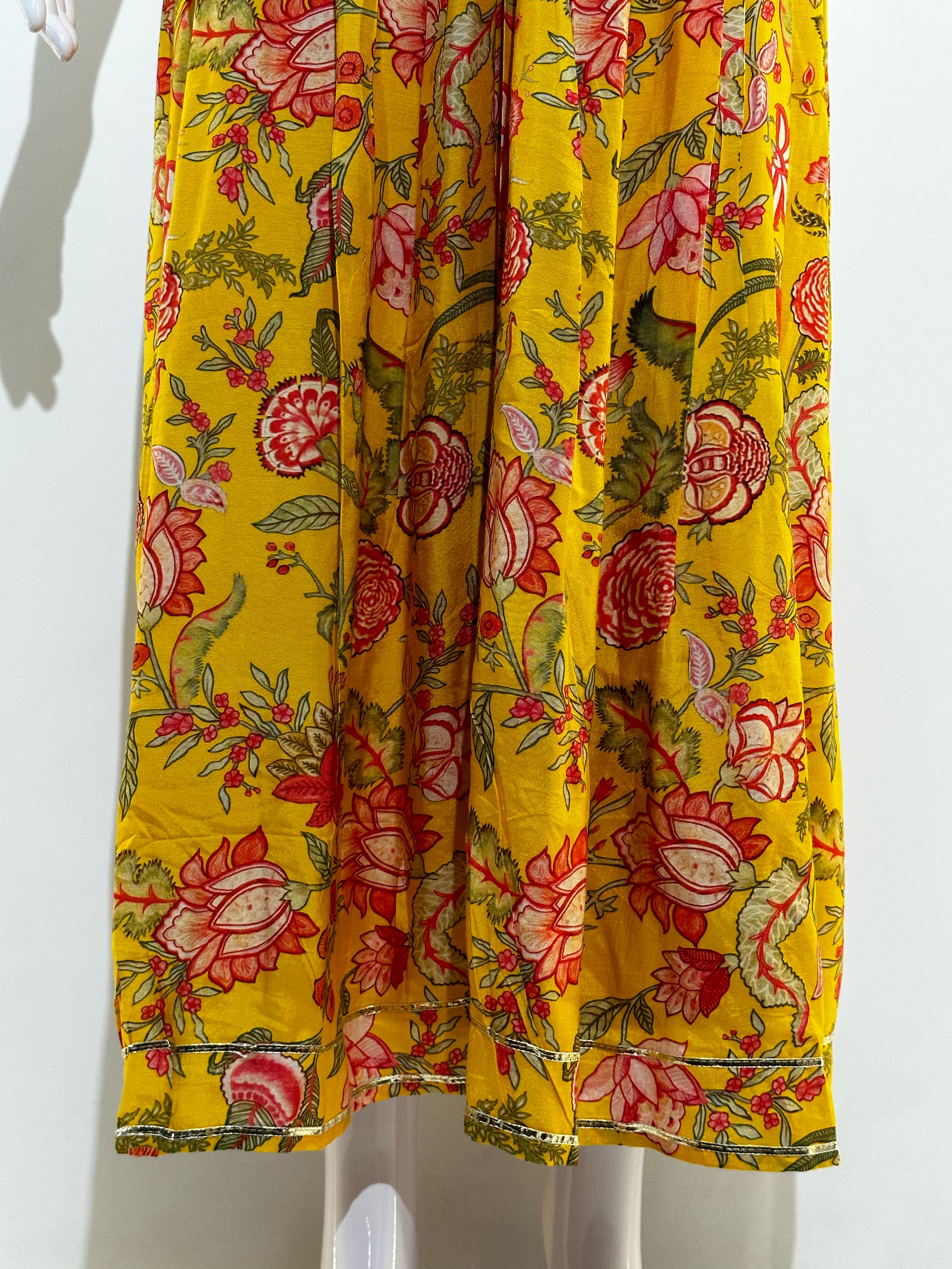 Muslin Alia Cut Gown - 1 Piece