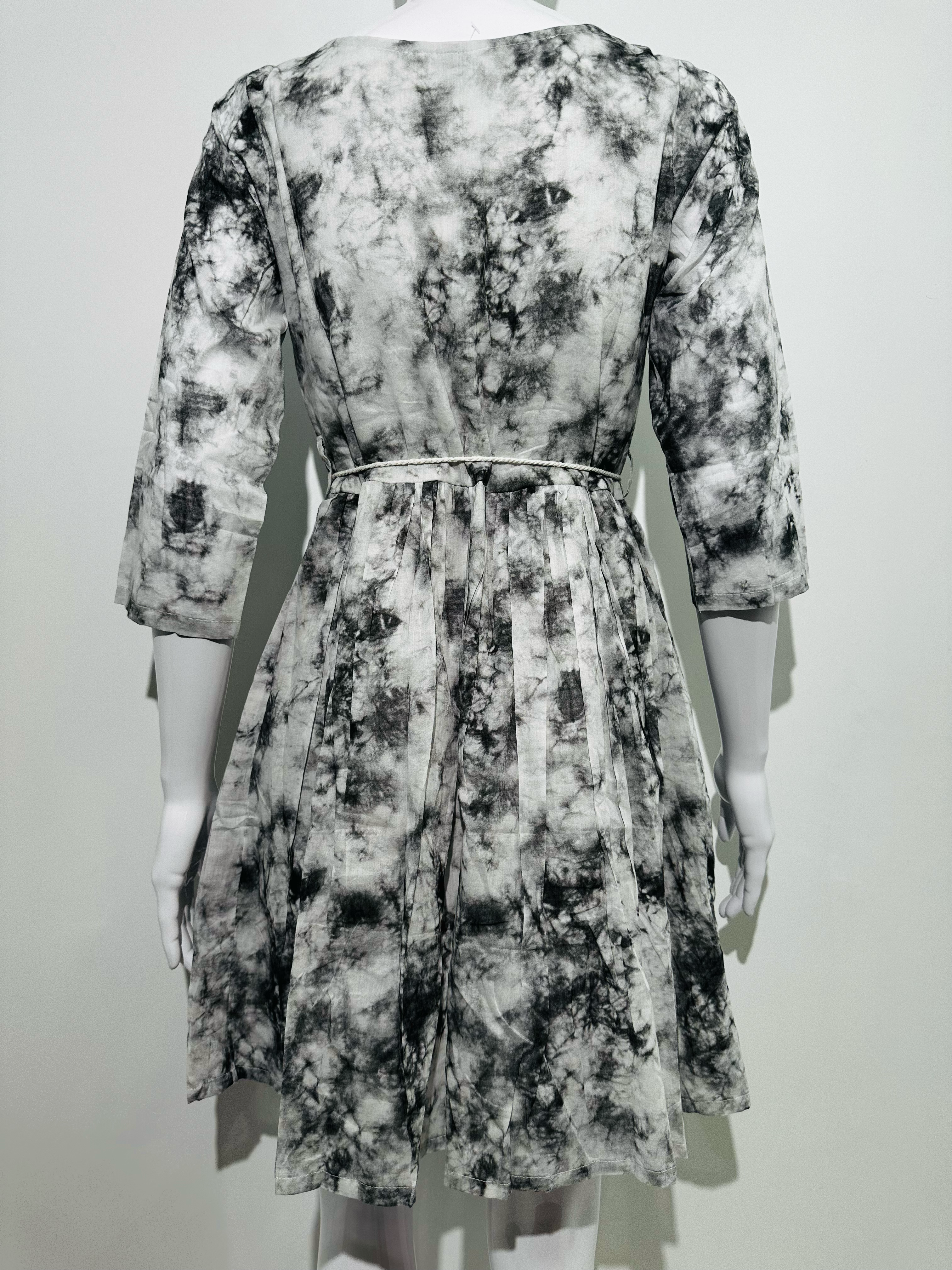 Image of Mull Cotton Tie- Dye Tunics - With Embroidery