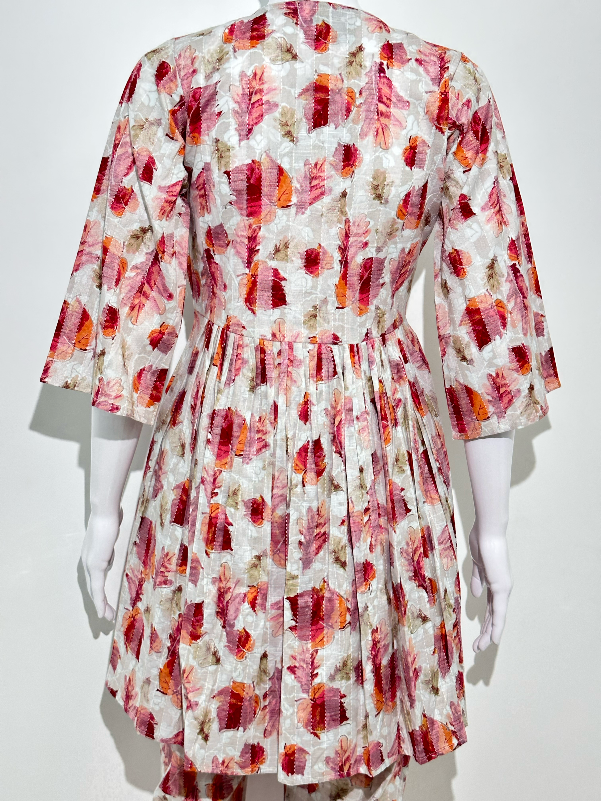 Alia Cut Coord Set with Neck work