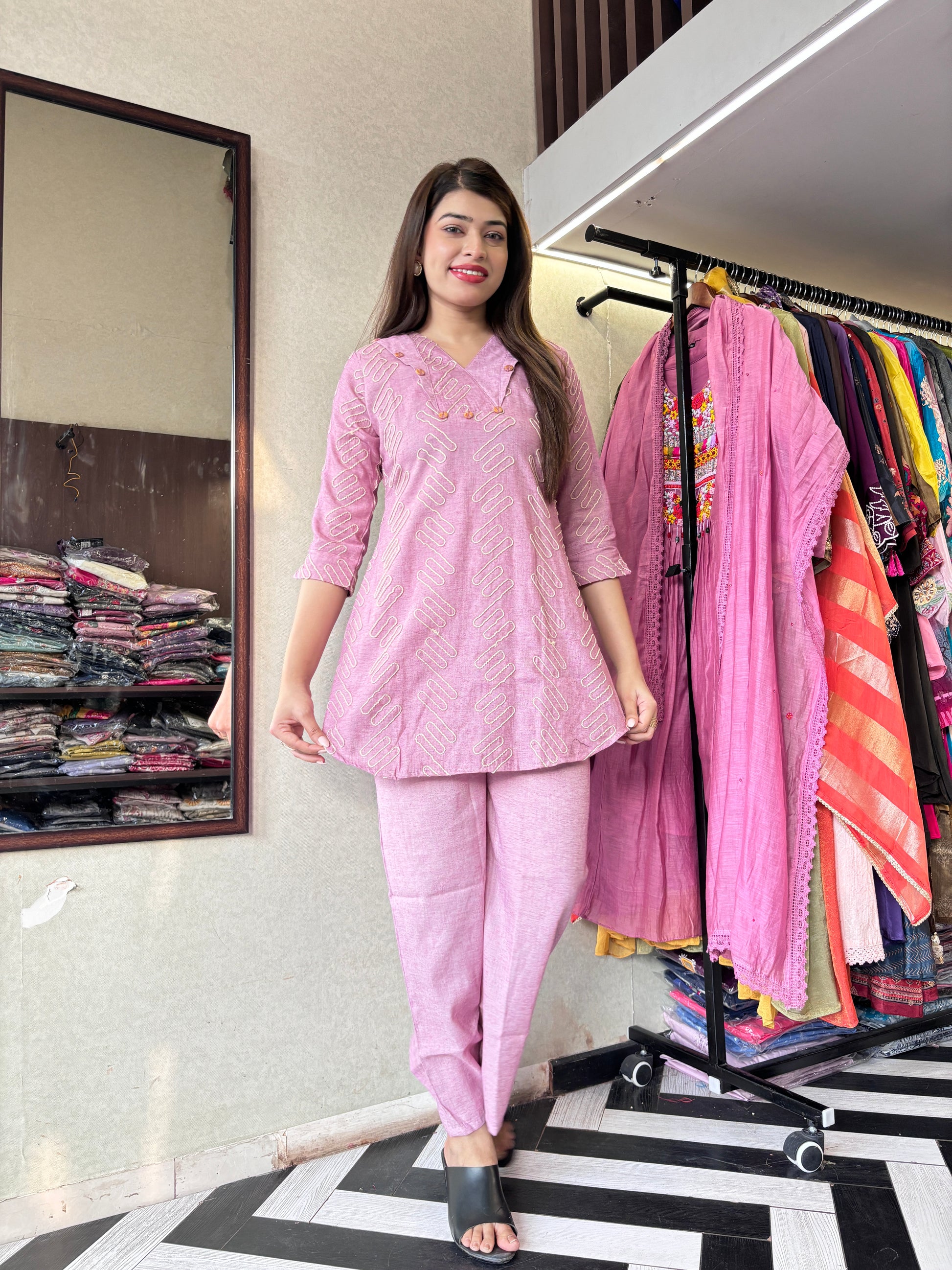 Pure Soft Rayon Coord Set