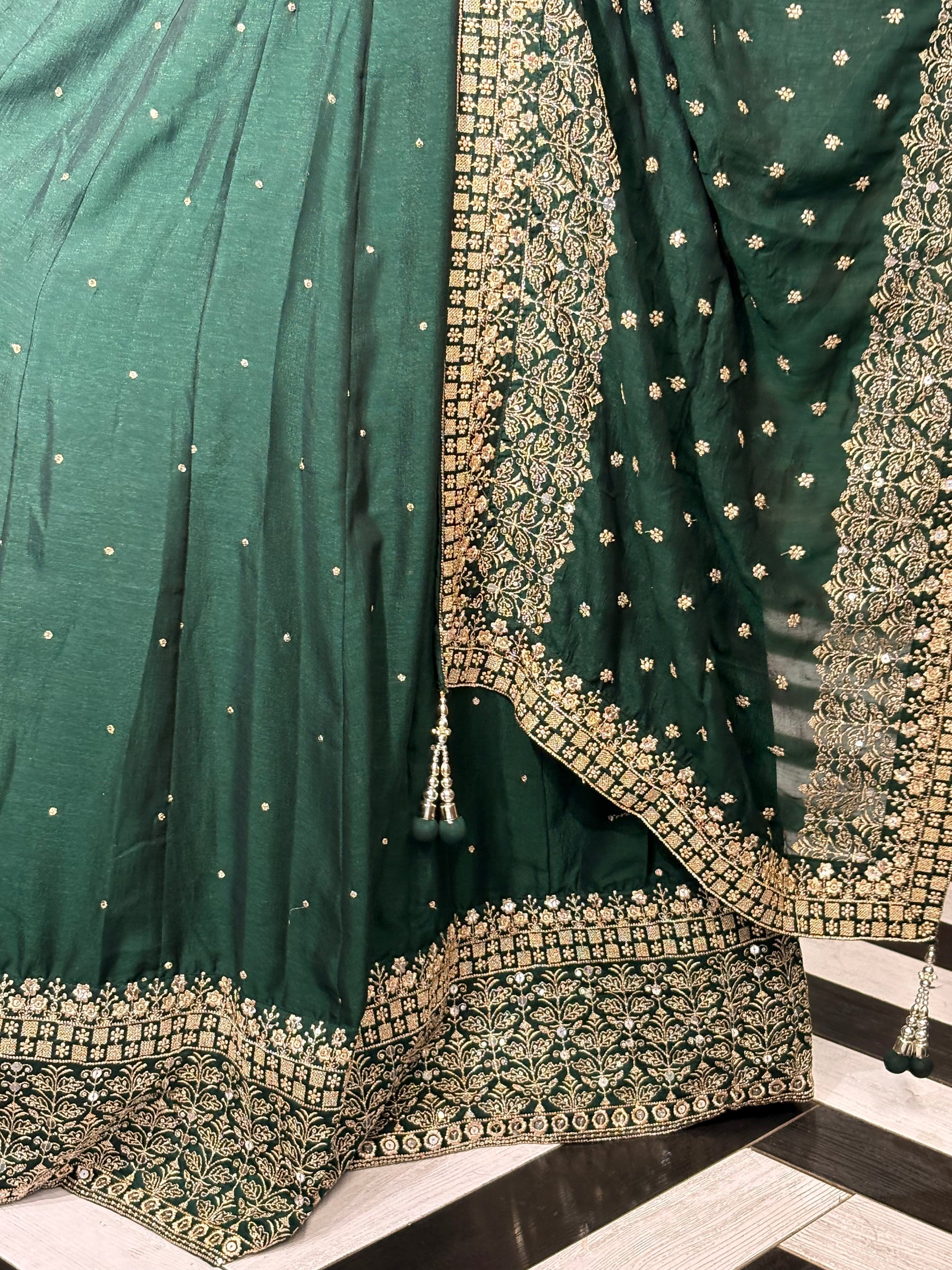 Pure Silk 3 Piece Indo western