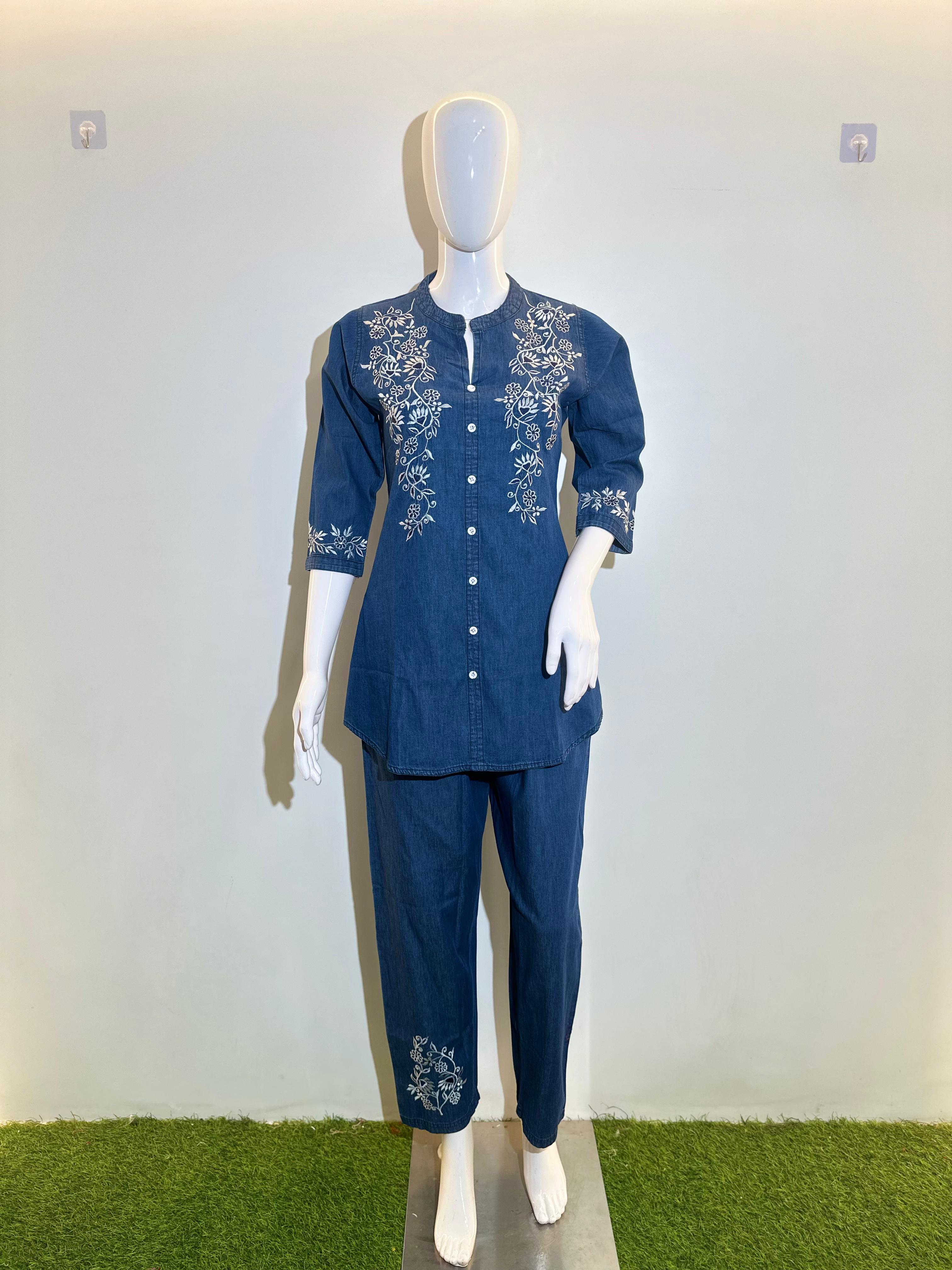 Image of Pure Denim Coord Set