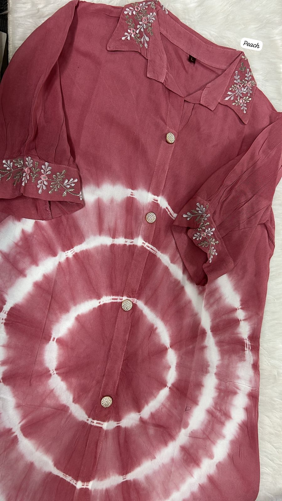 Image of Pure Cotton Coord Set with Designer Print