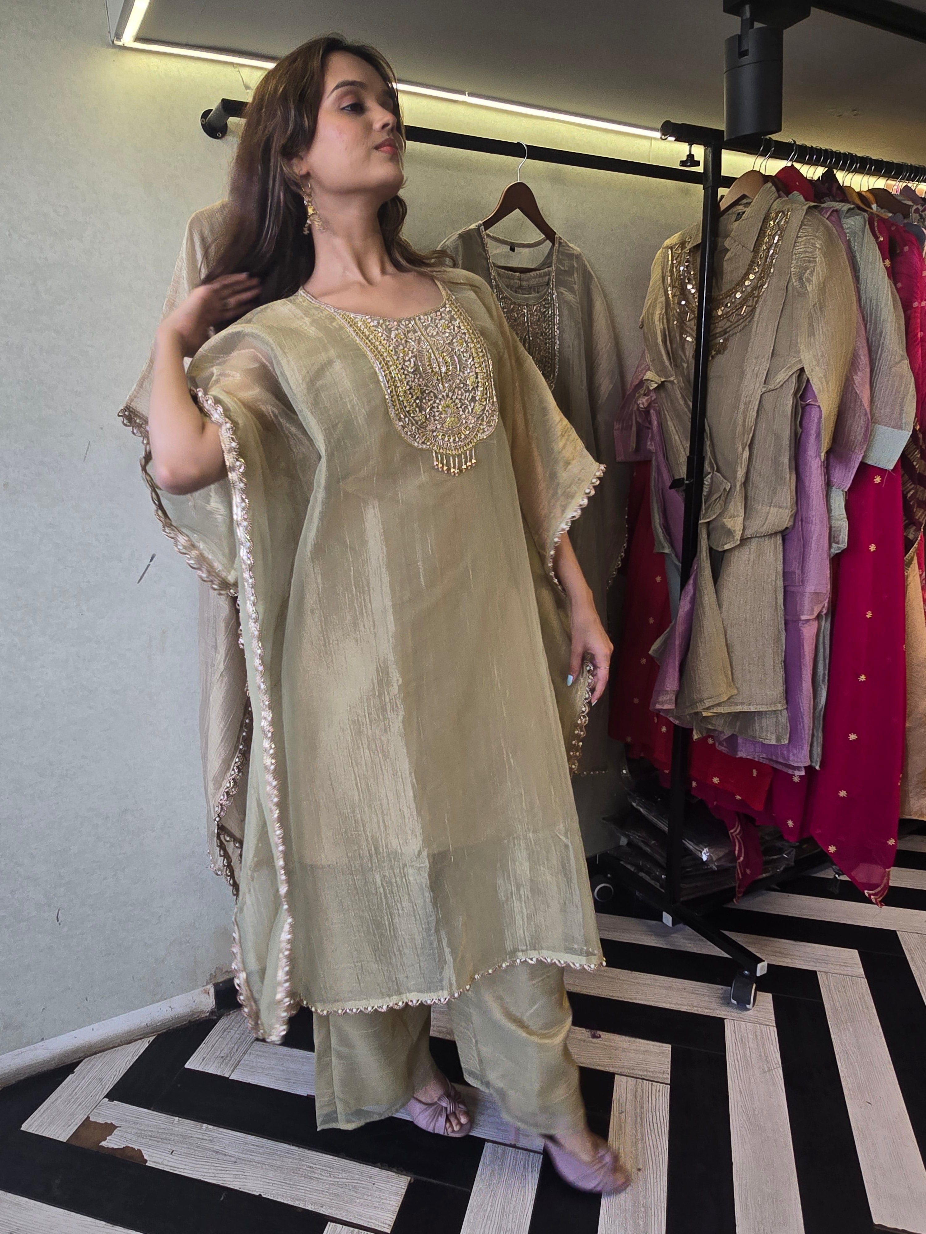Image of Pure Soft Tissue Kaftan Sets