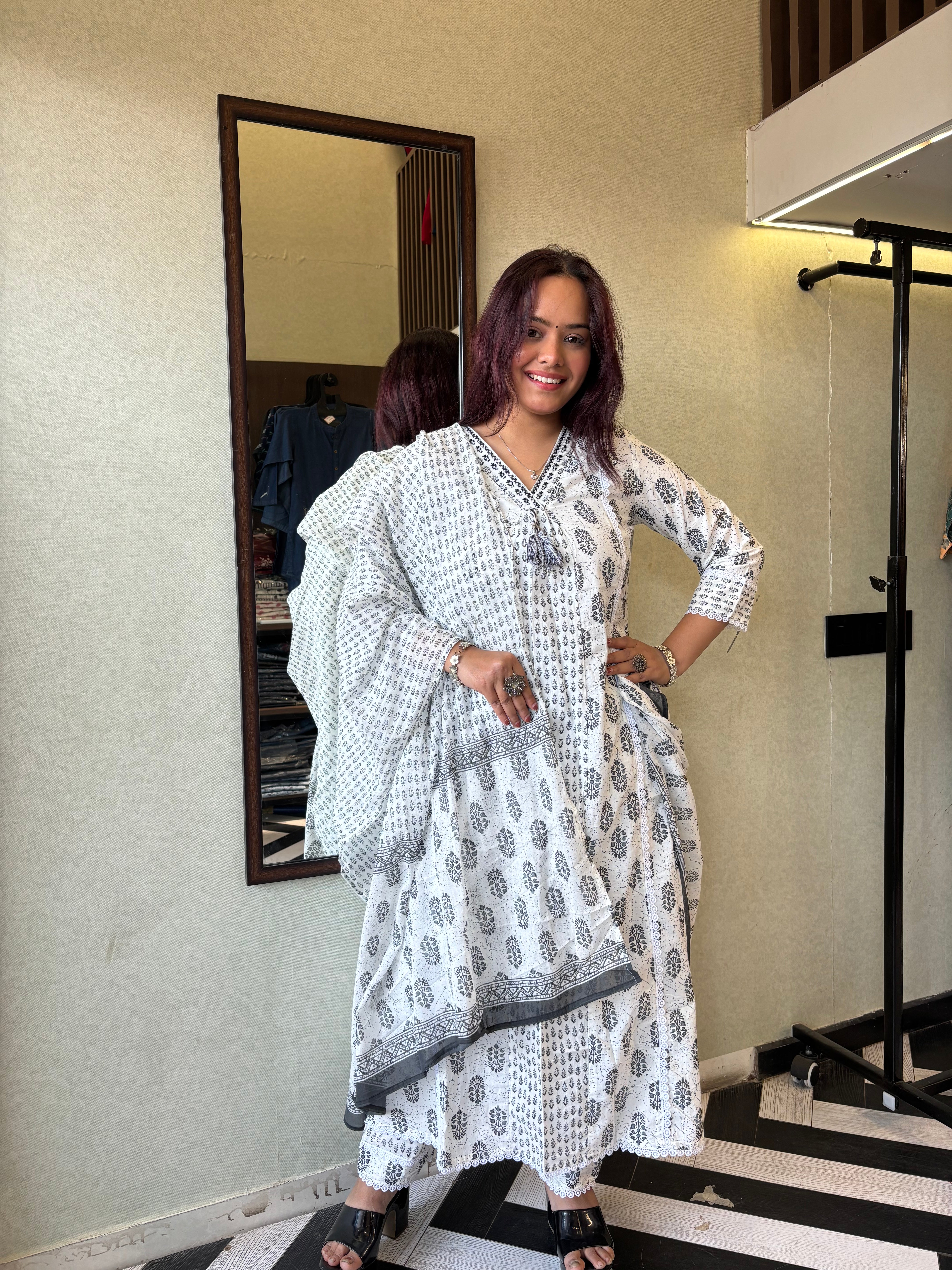 Image of Pure Mull Cotton 3 Piece Cotton Set