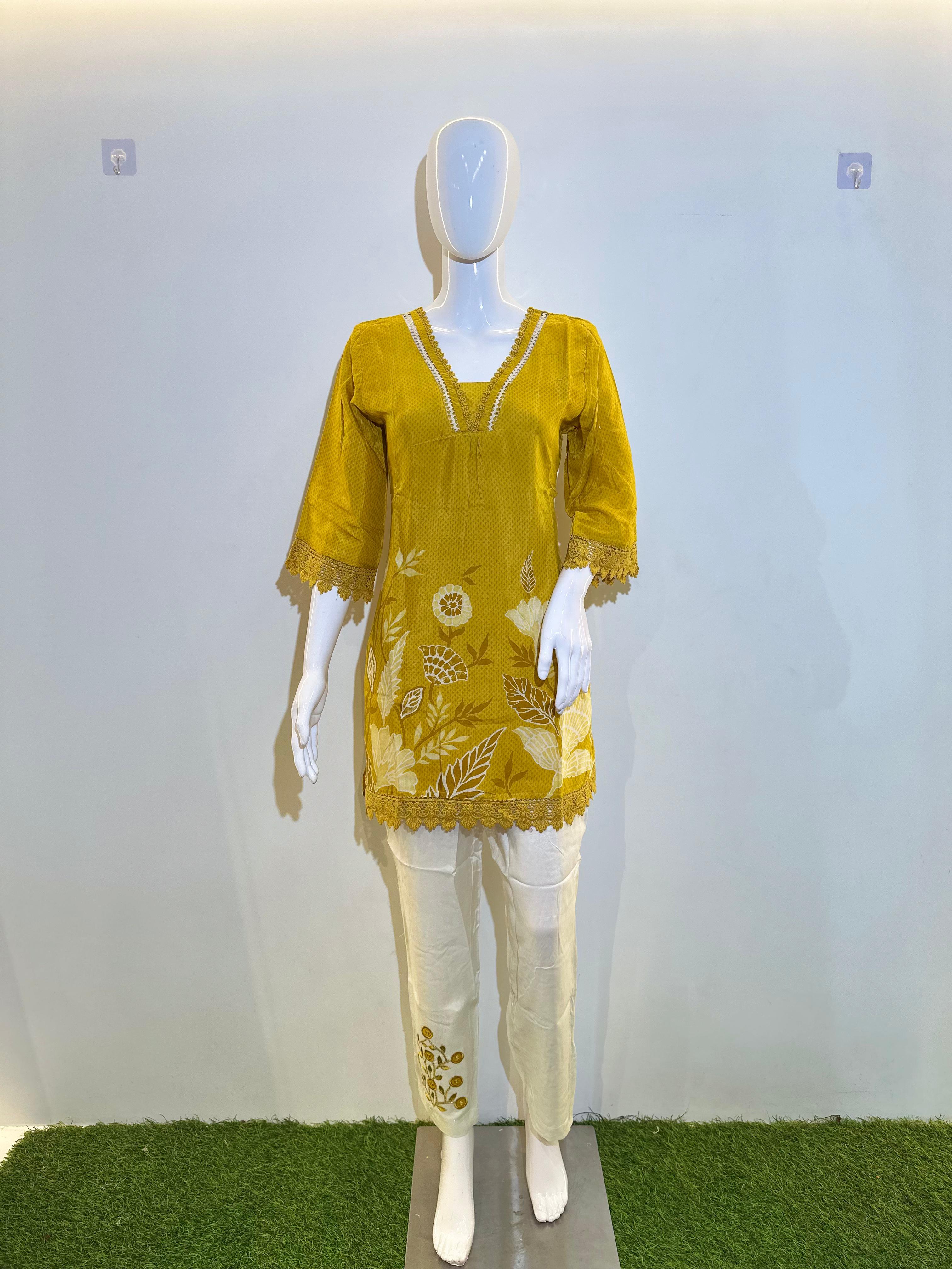 Image of Pure Silk 3 Piece Indo western