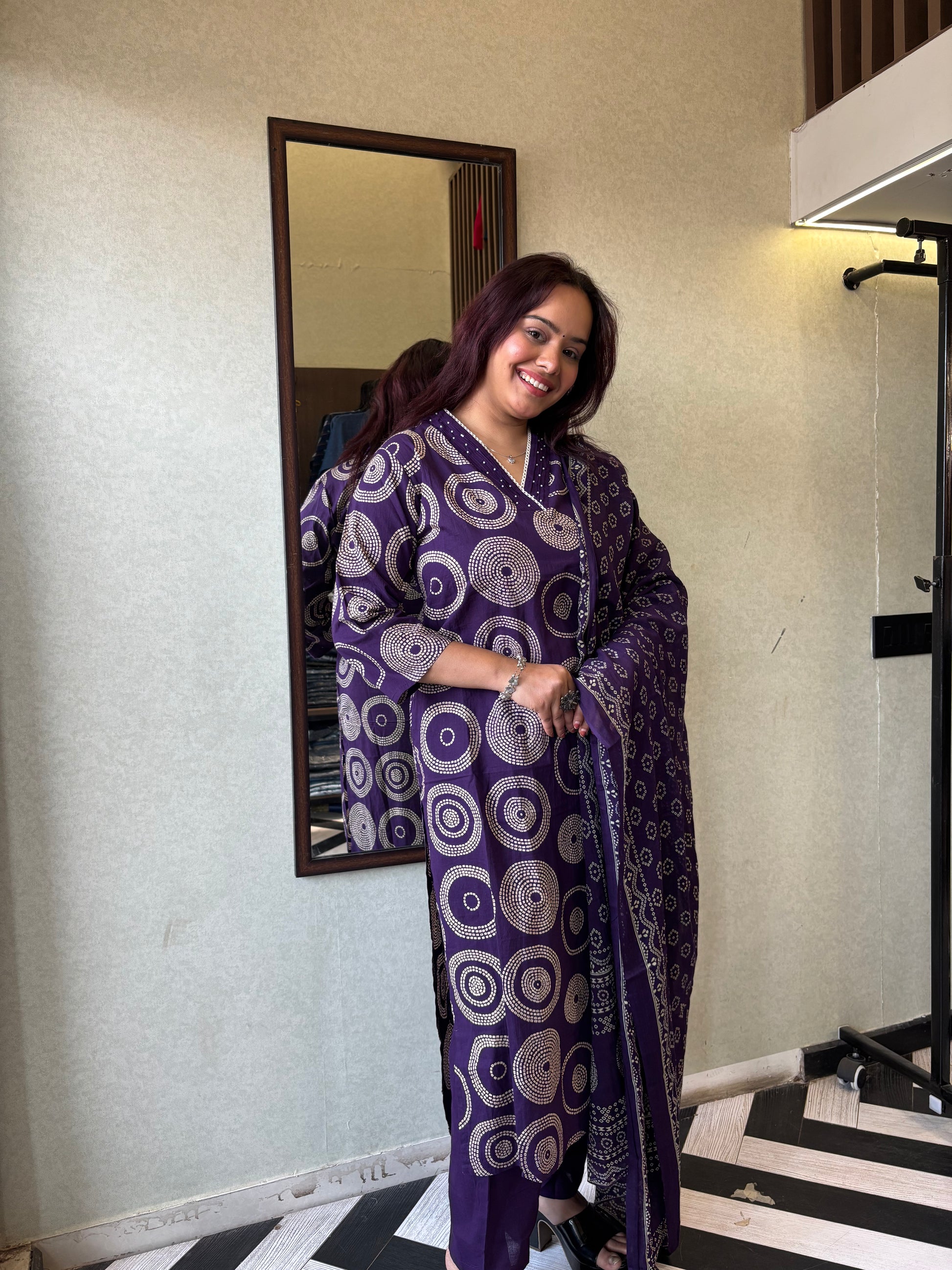 Pure Mull Cotton 3 Piece Cotton Set