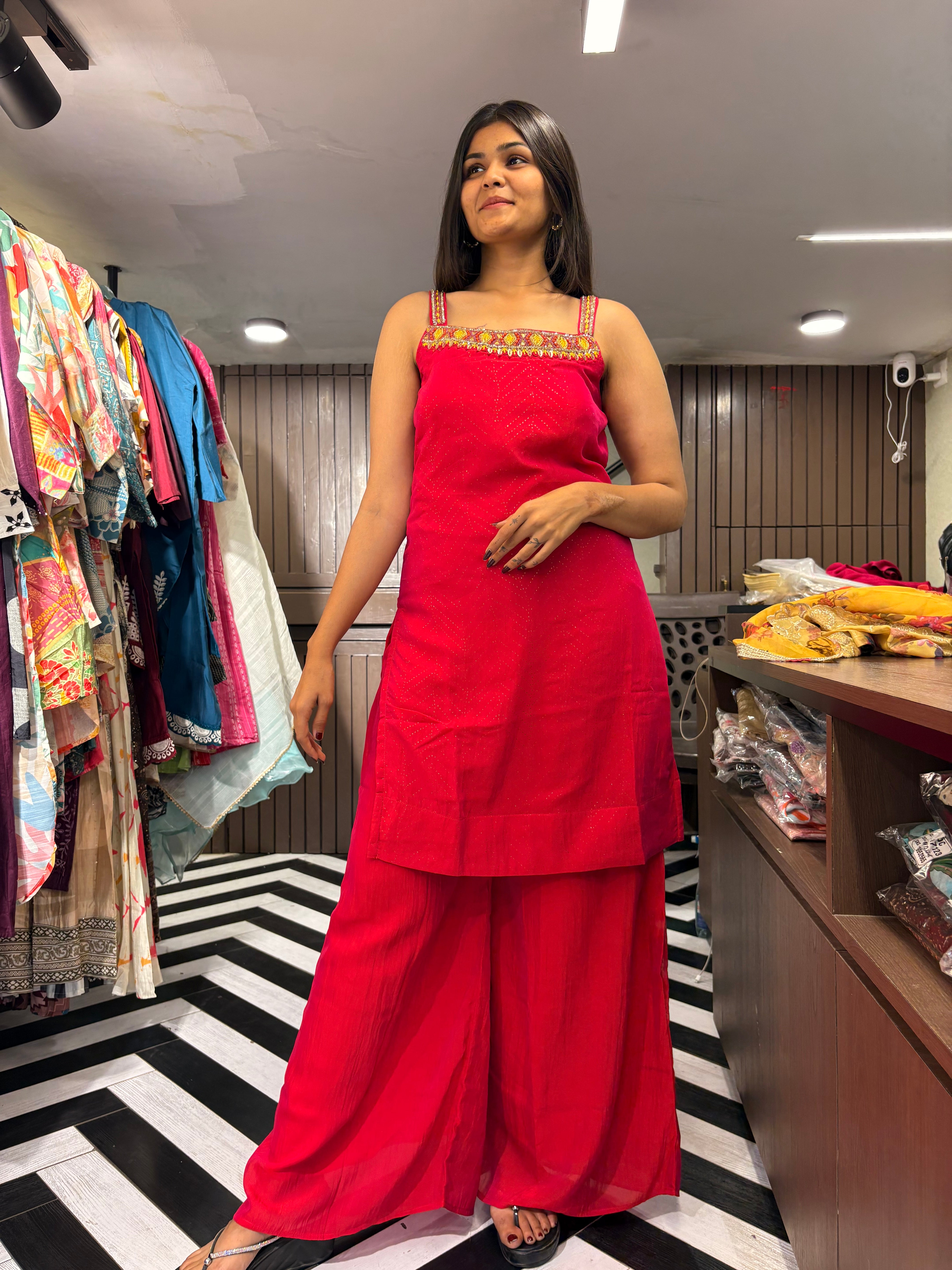 Image of Pure Silk 3 Piece Indo western