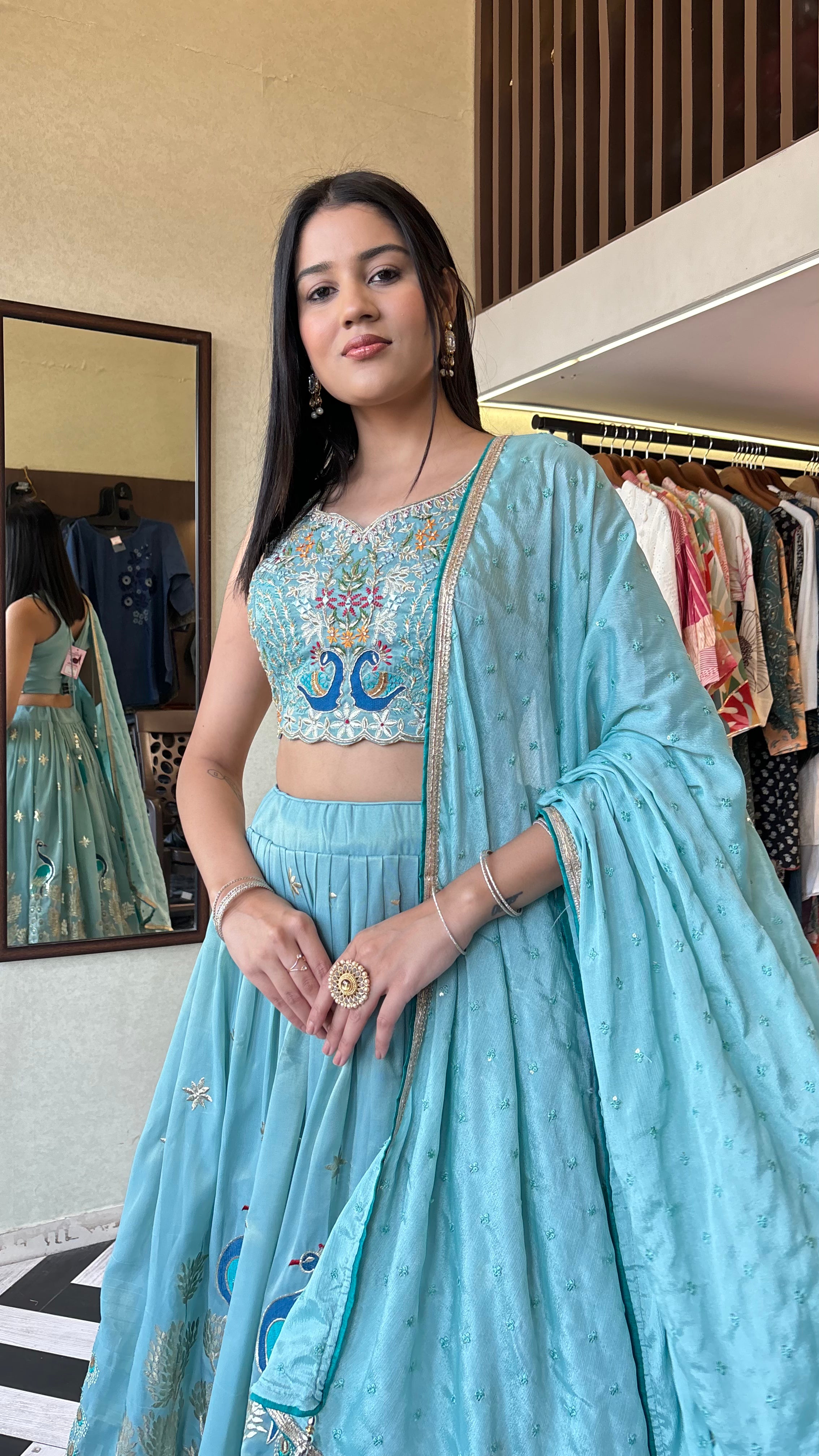 Pure Shimmer Morni 3 Piece Set(2 Colors)