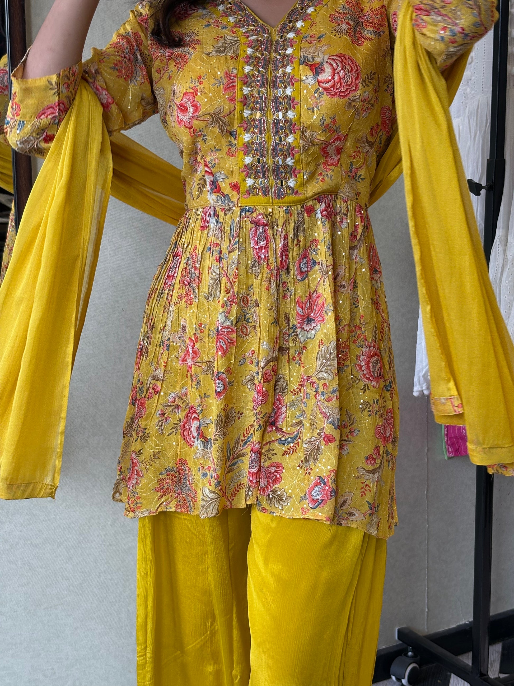 Designer Chinnon 3 Piece Indo western