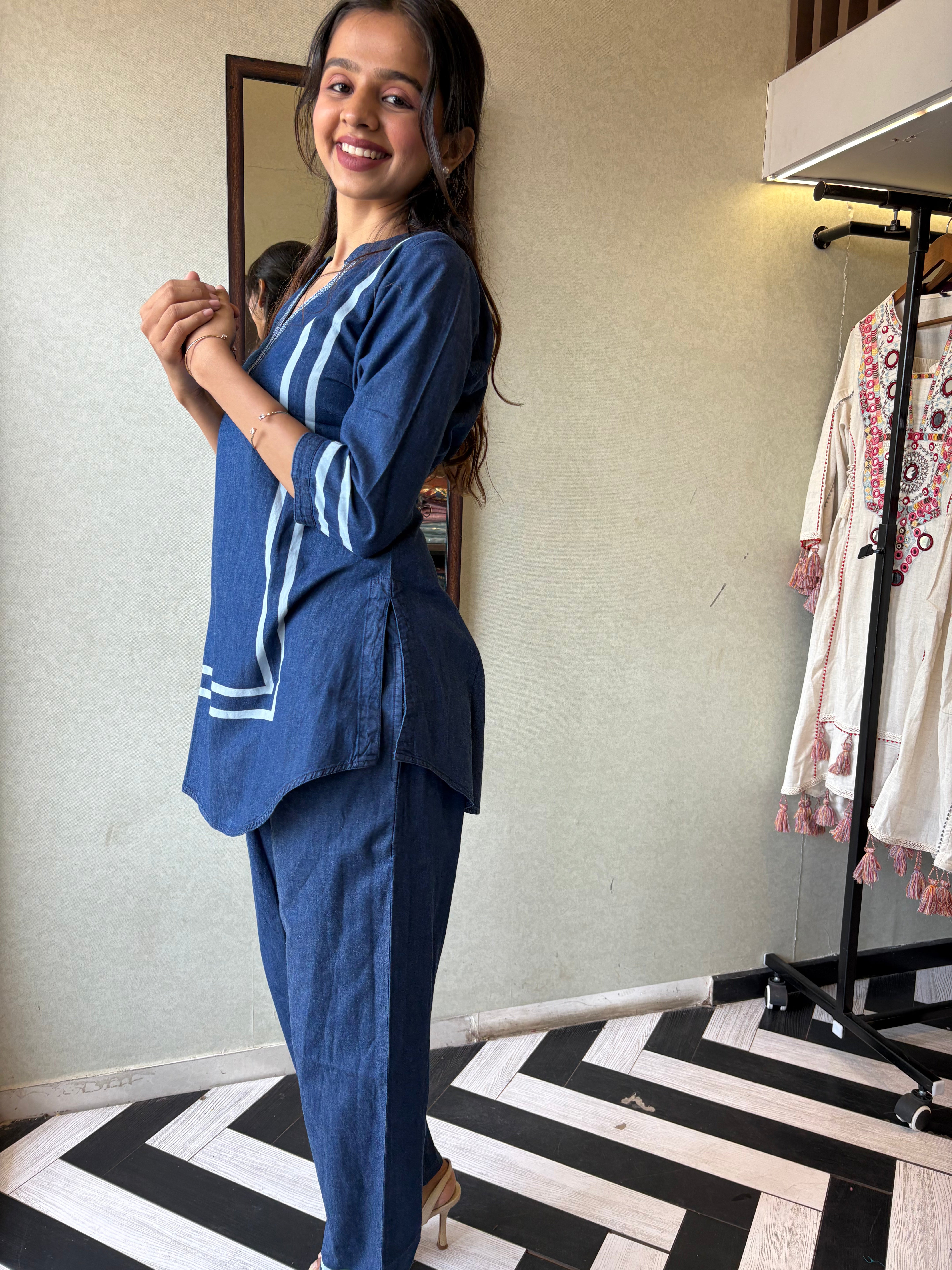 Pure Denim Coord Set