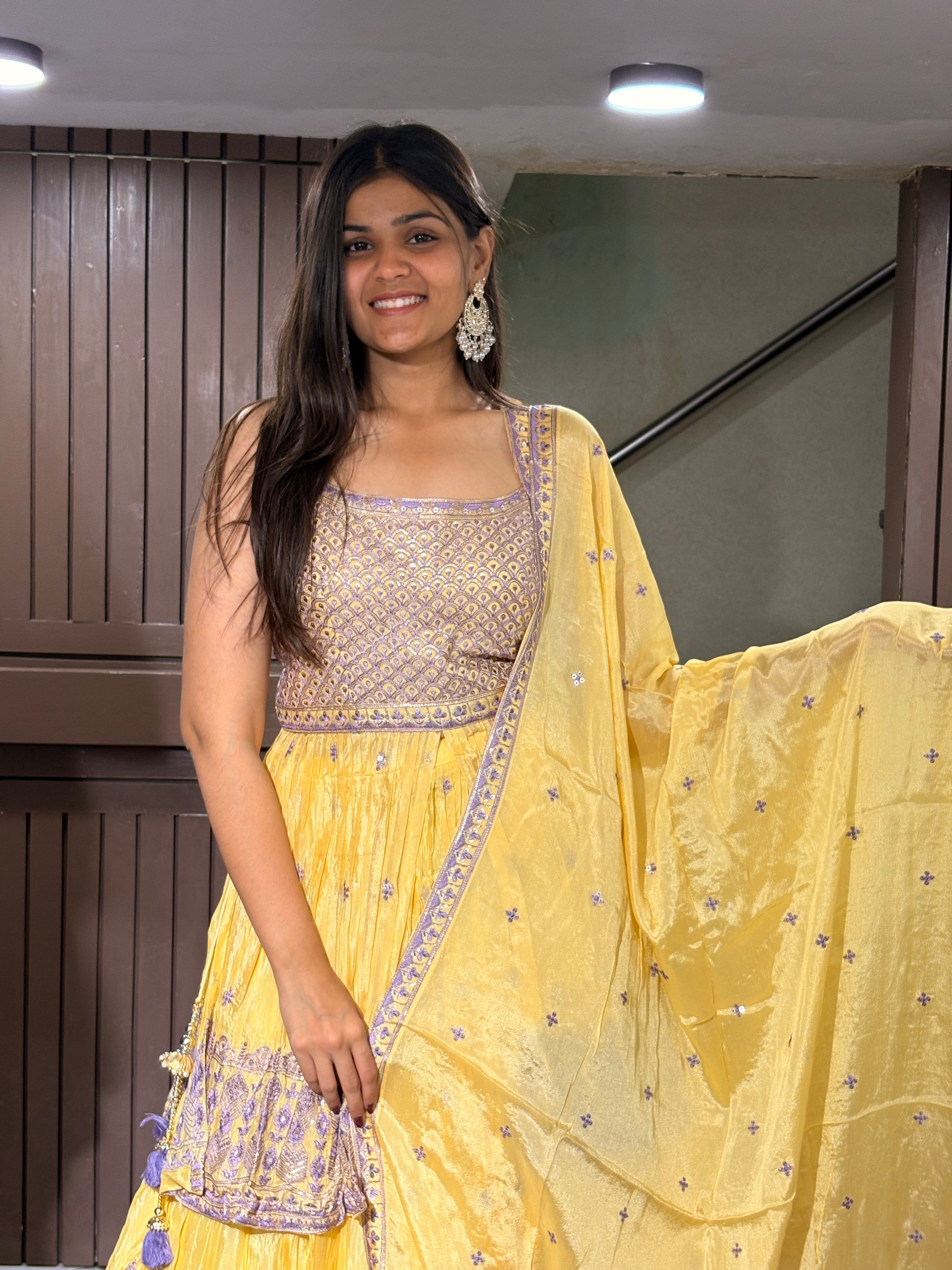 Image of Pure Silk 3 Piece Indo western