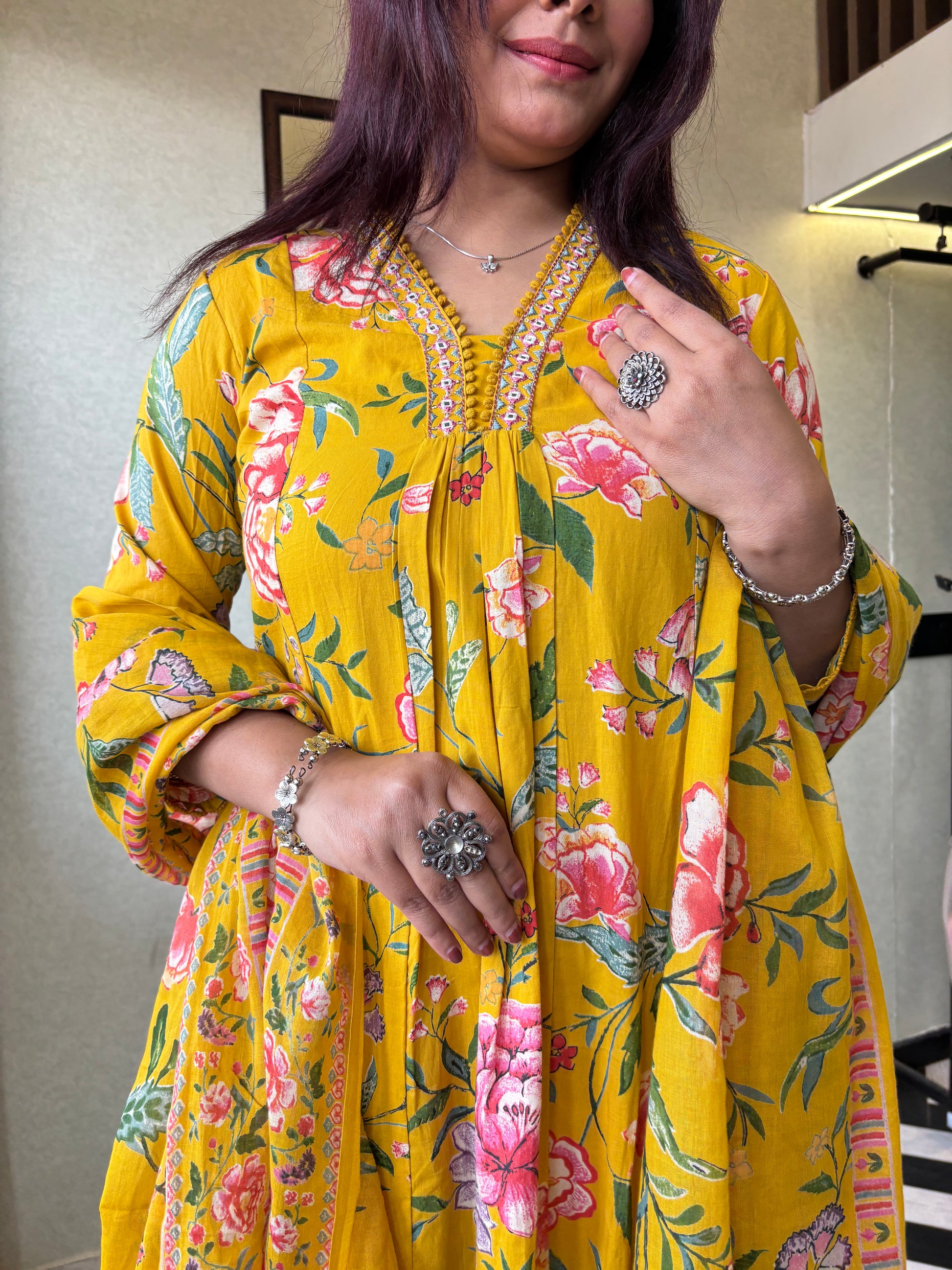 Pure Mull Cotton 3 Piece Cotton Set