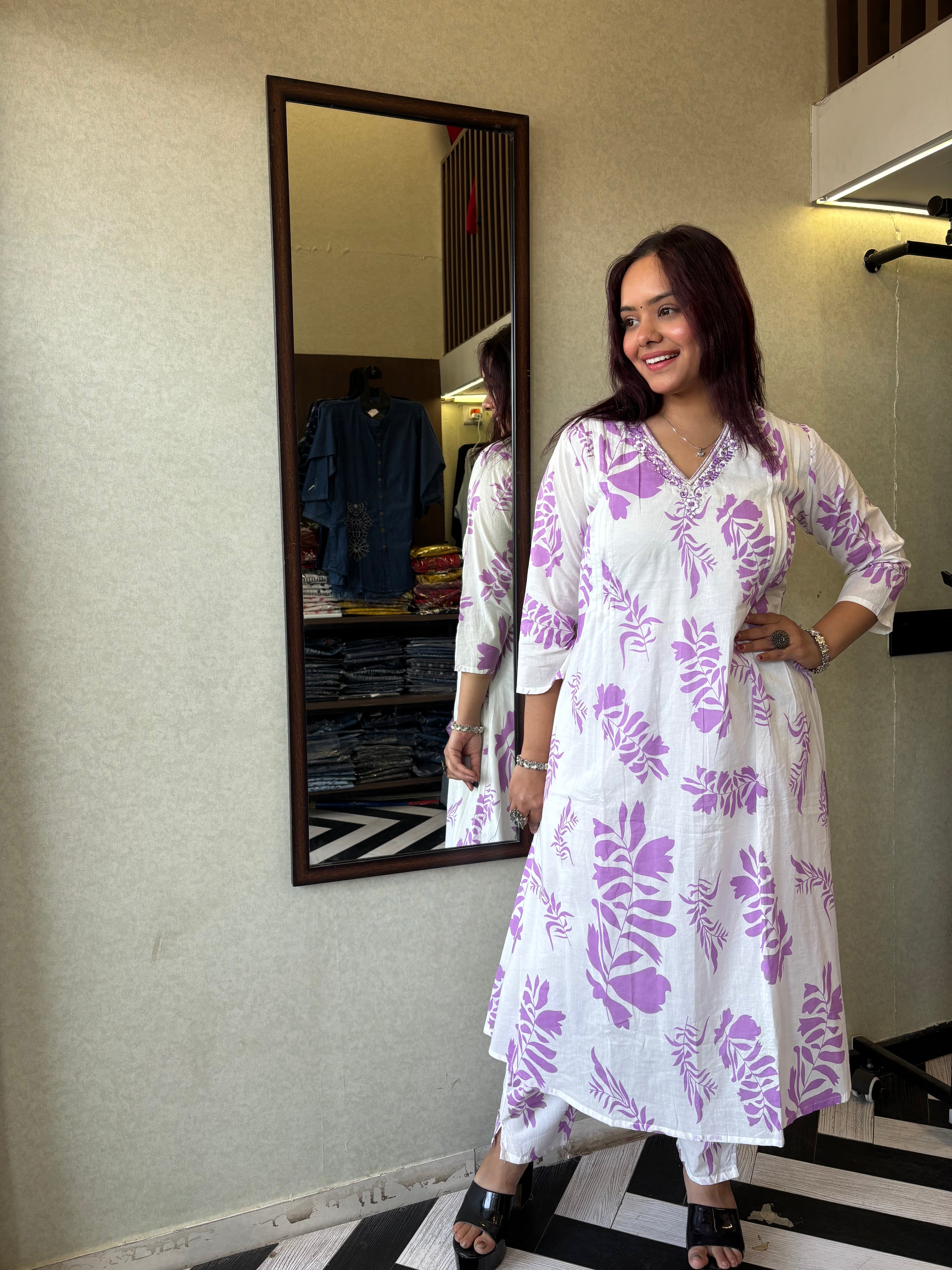 Pure Mull Cotton 3 Piece Cotton Set