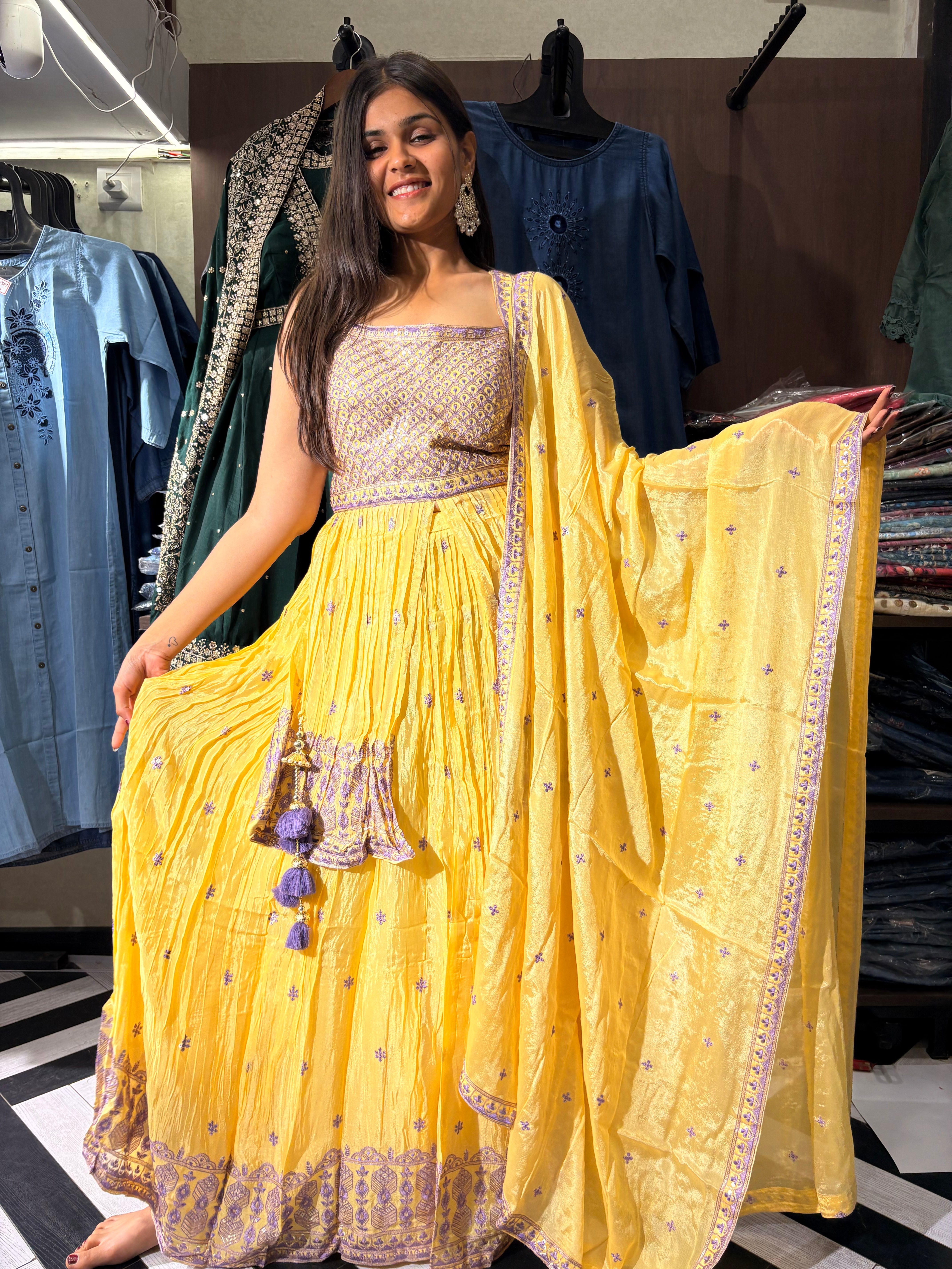 Pure Silk 3 Piece Indo western