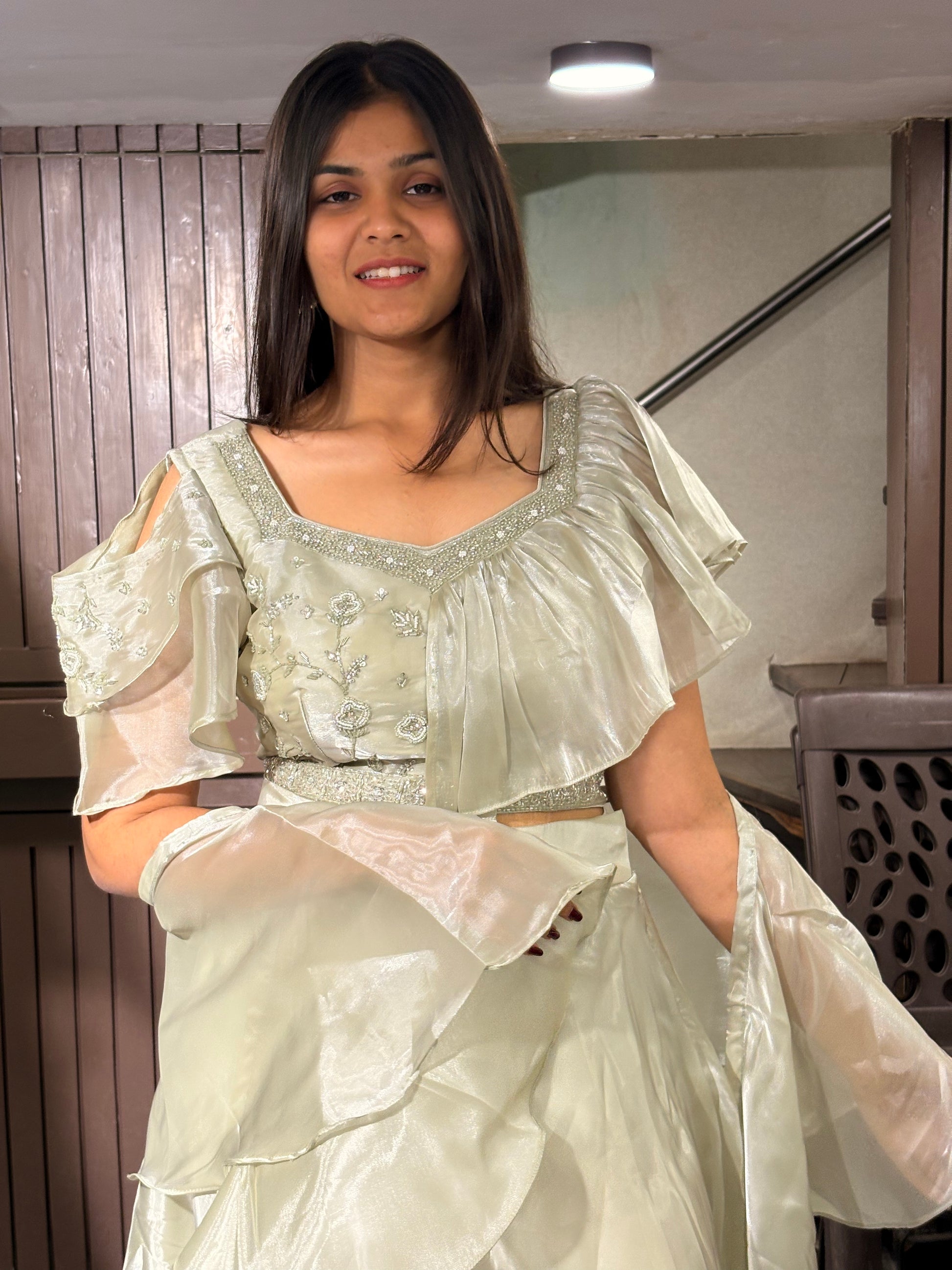 Pure Silk 3 Piece Indo western