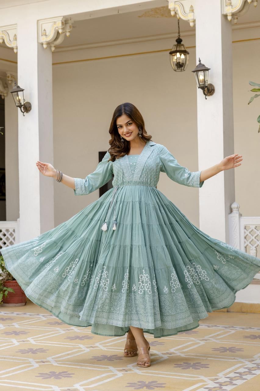 Image of Pure Cotton 1 Piece Dress