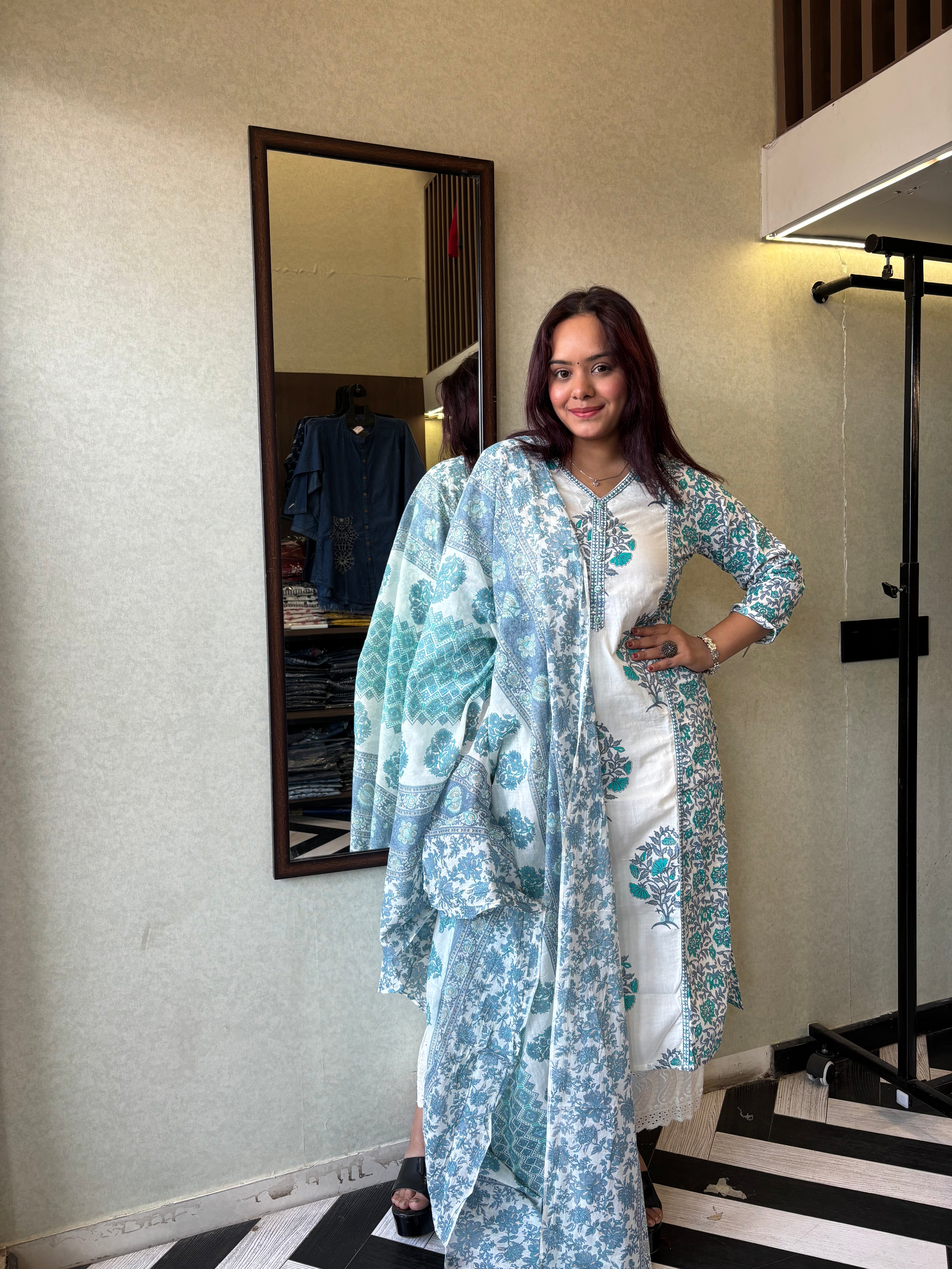 Image of Pure Mull Cotton 3 Piece Cotton Set