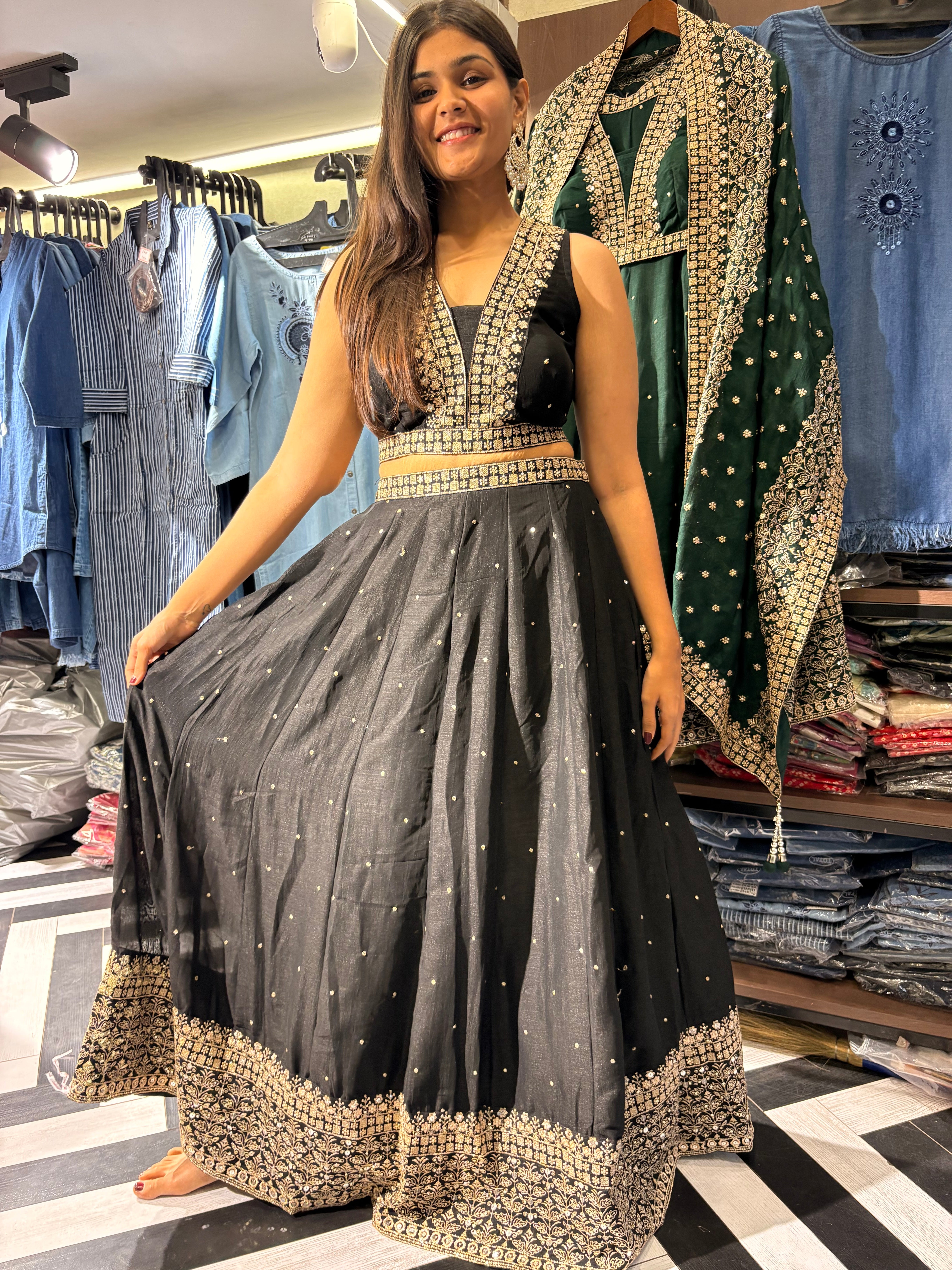 Pure Silk 3 Piece Indo western