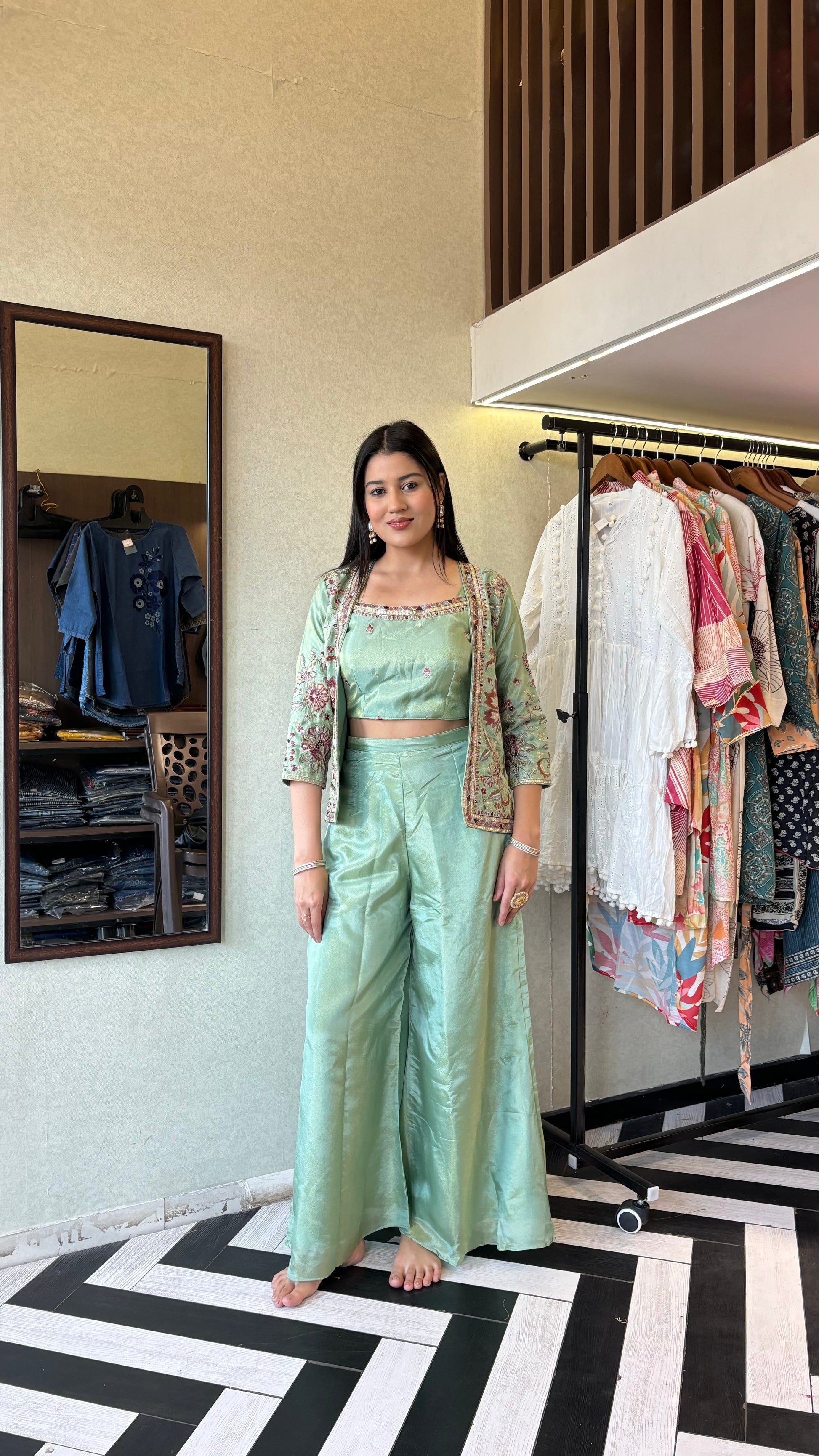 Pure Shimmer Morni 3 Piece Set(2 Colors)