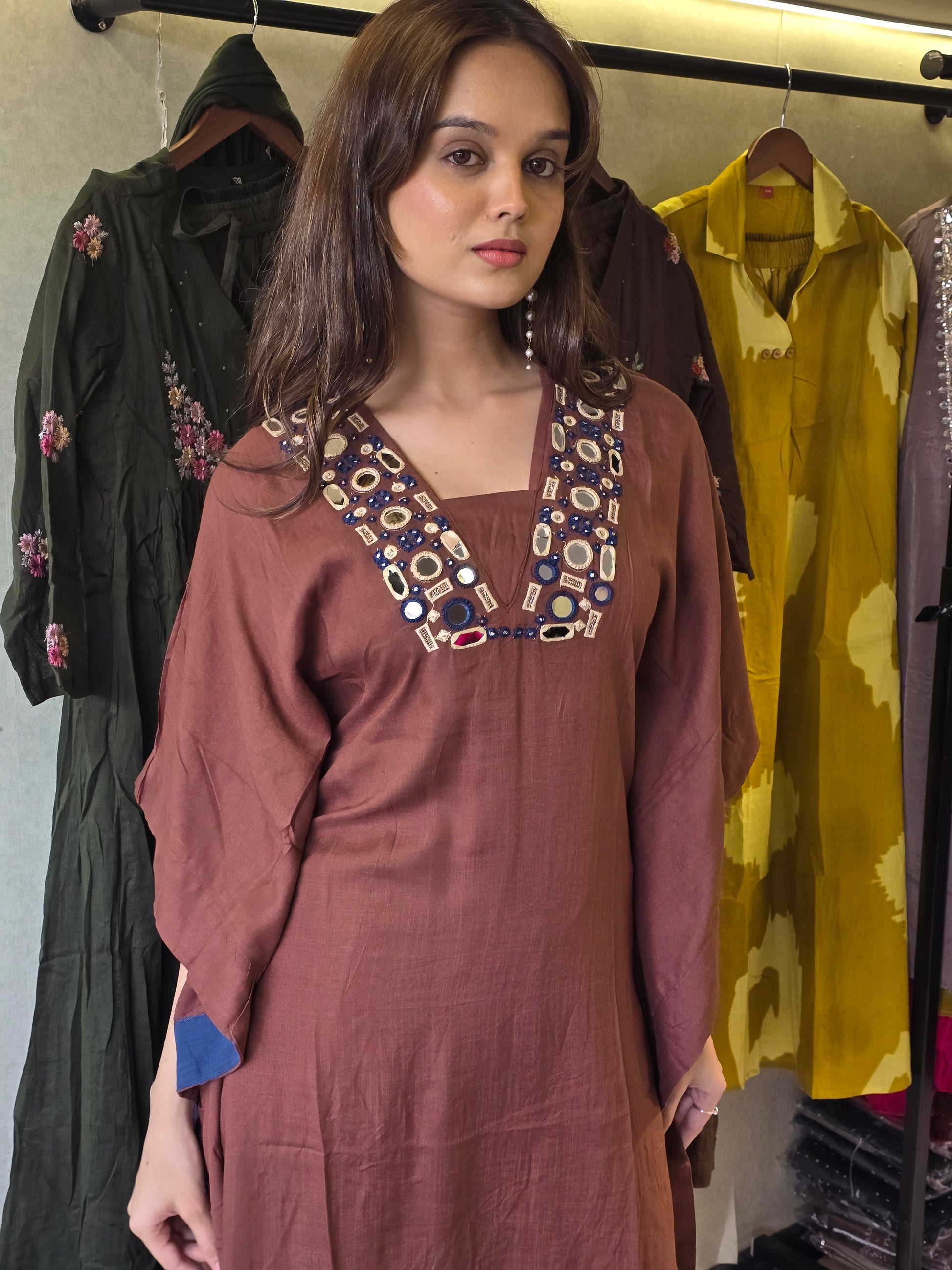 Designer Cotton Kaftan 2 Piece