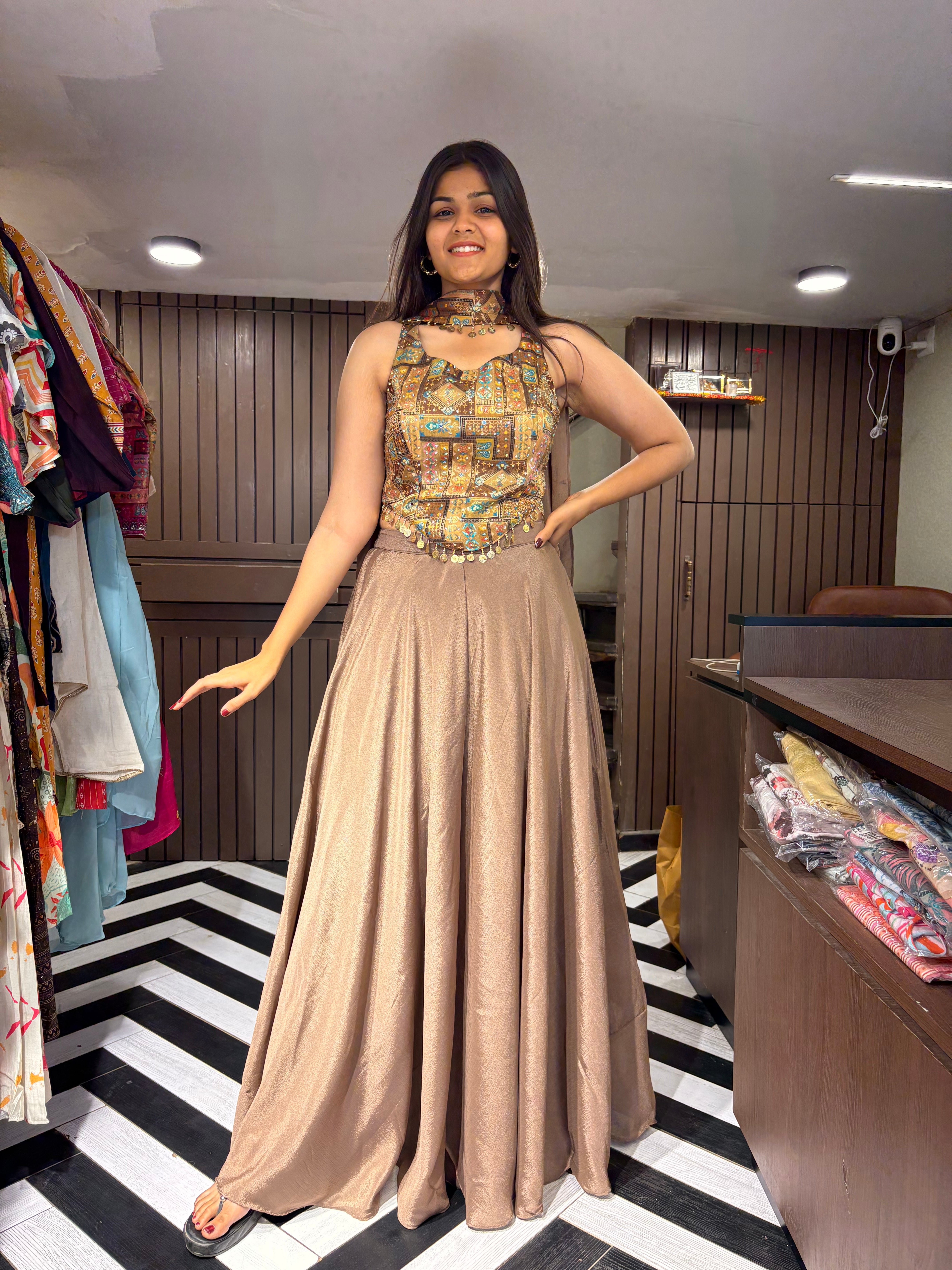 Pure Silk 3 Piece Indo western