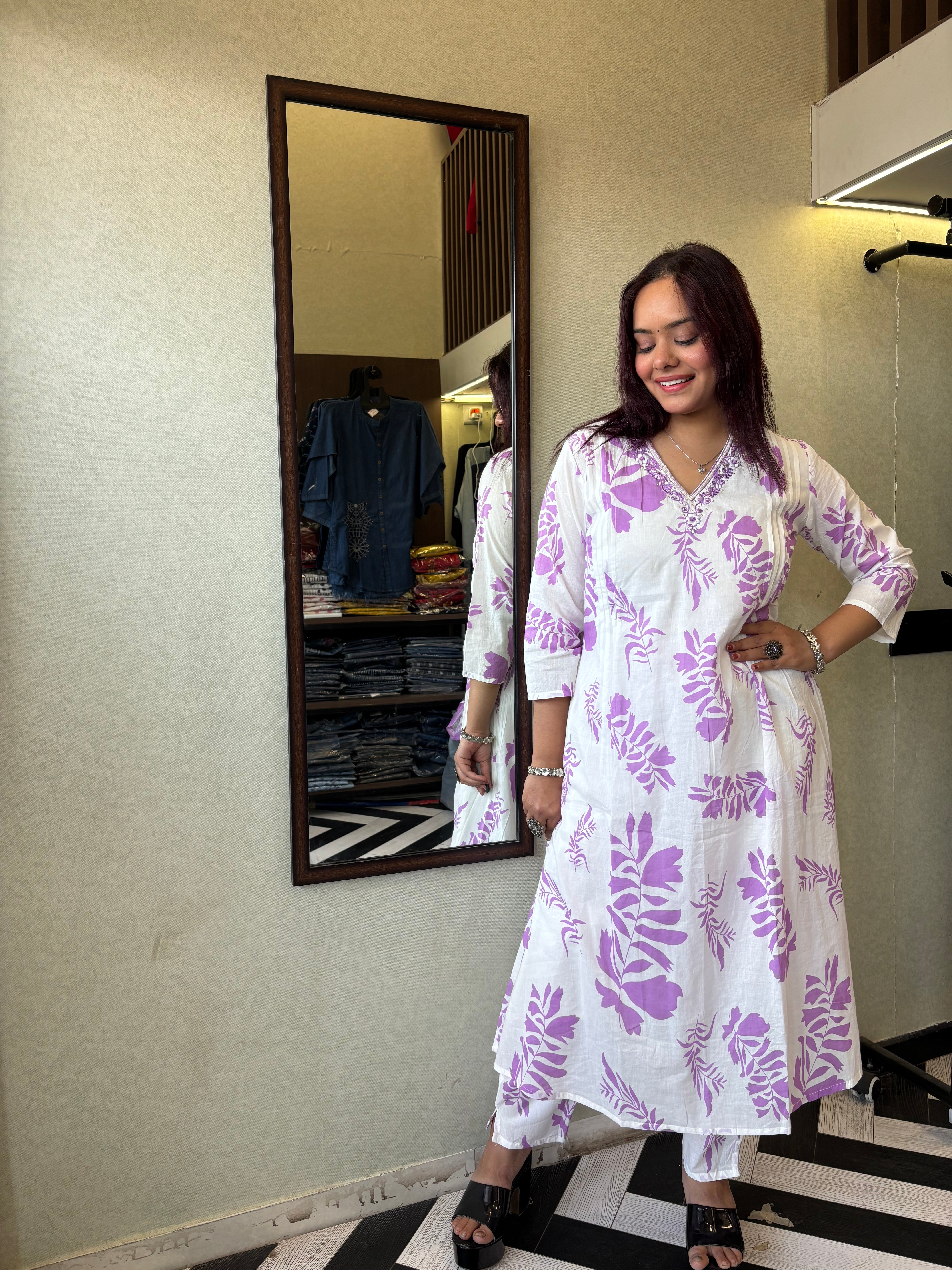 Pure Mull Cotton 3 Piece Cotton Set