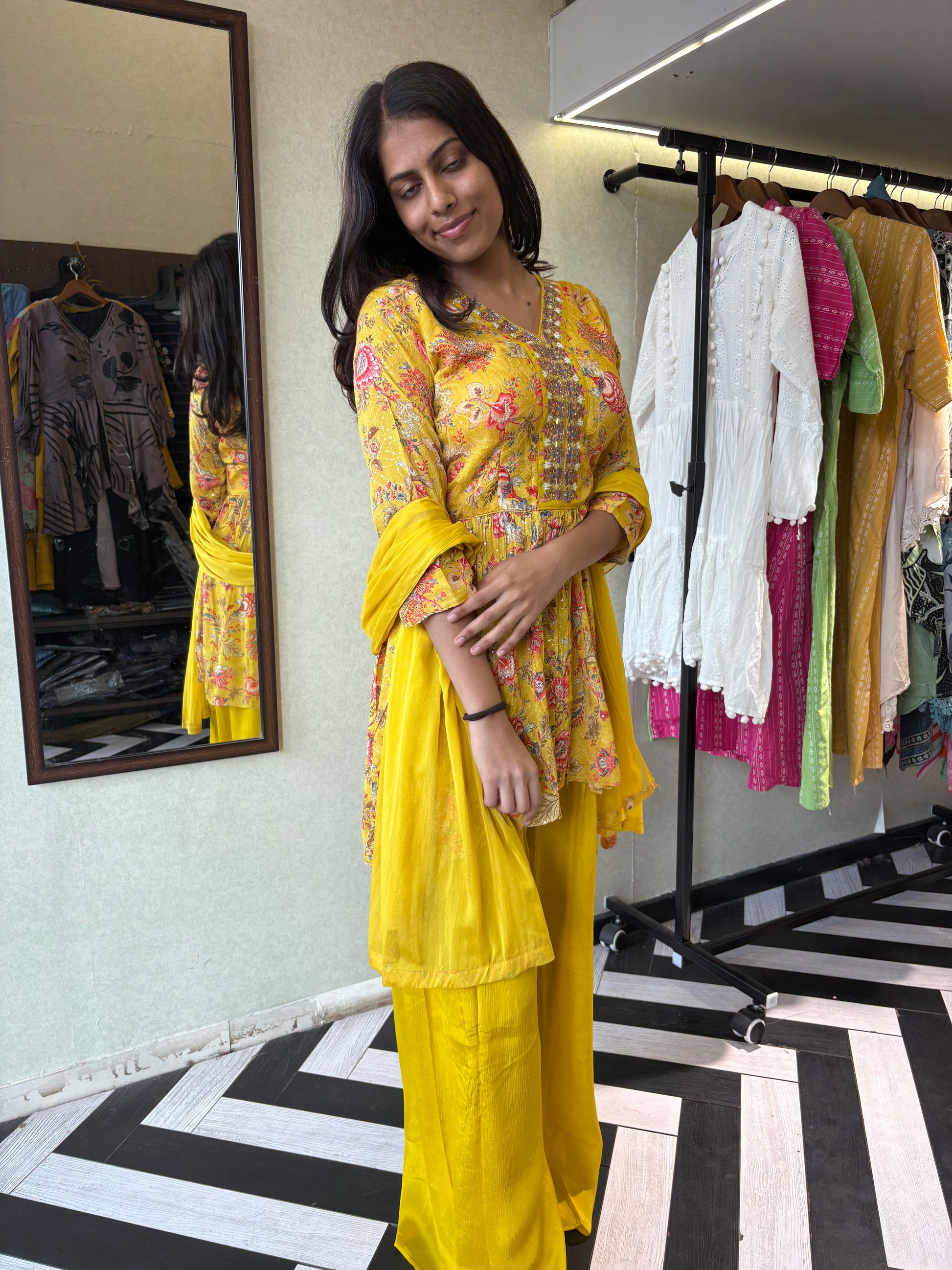 Designer Chinnon 3 Piece Indo western