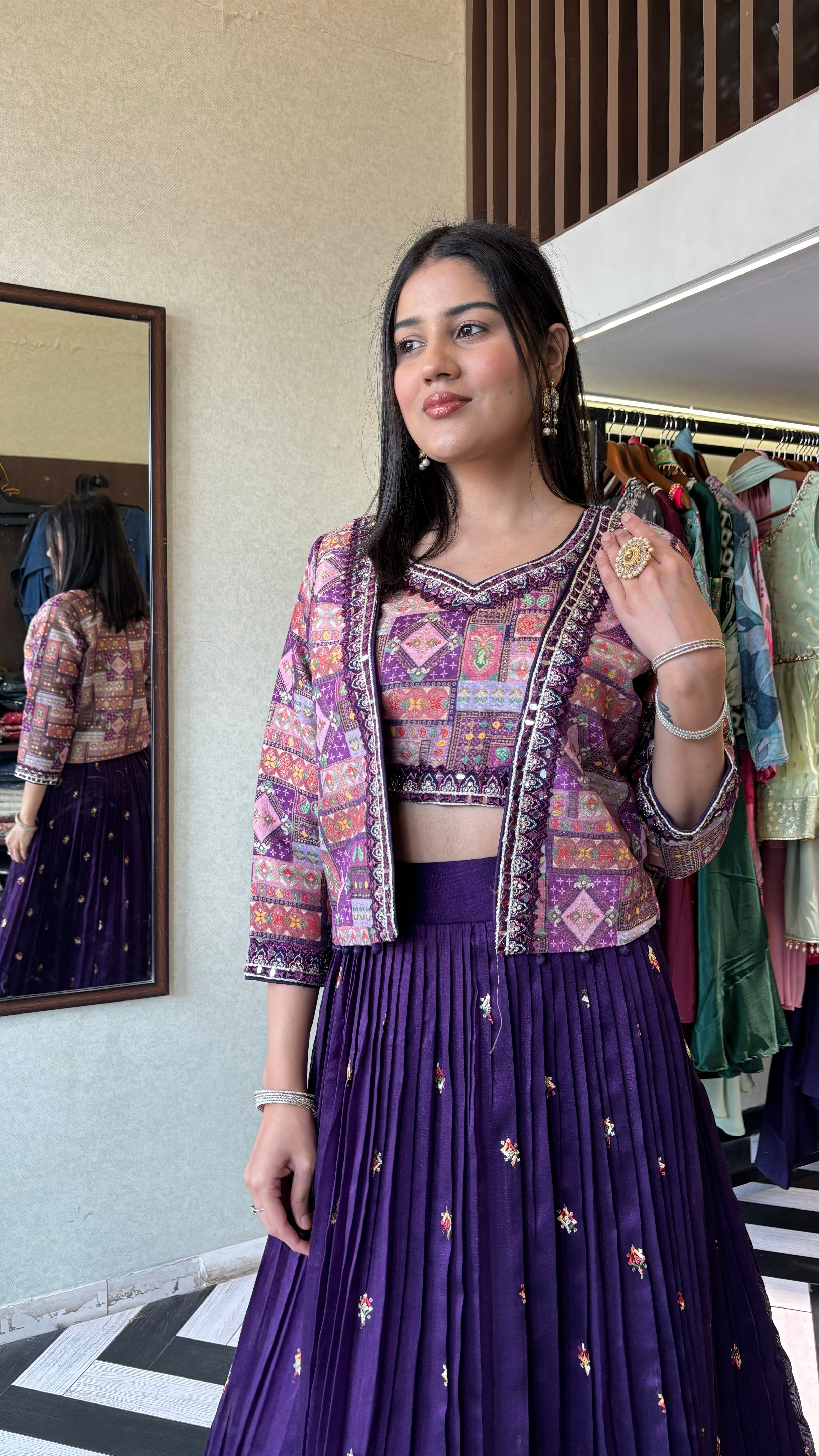 Pure Georgette Silk 3 Piece Set