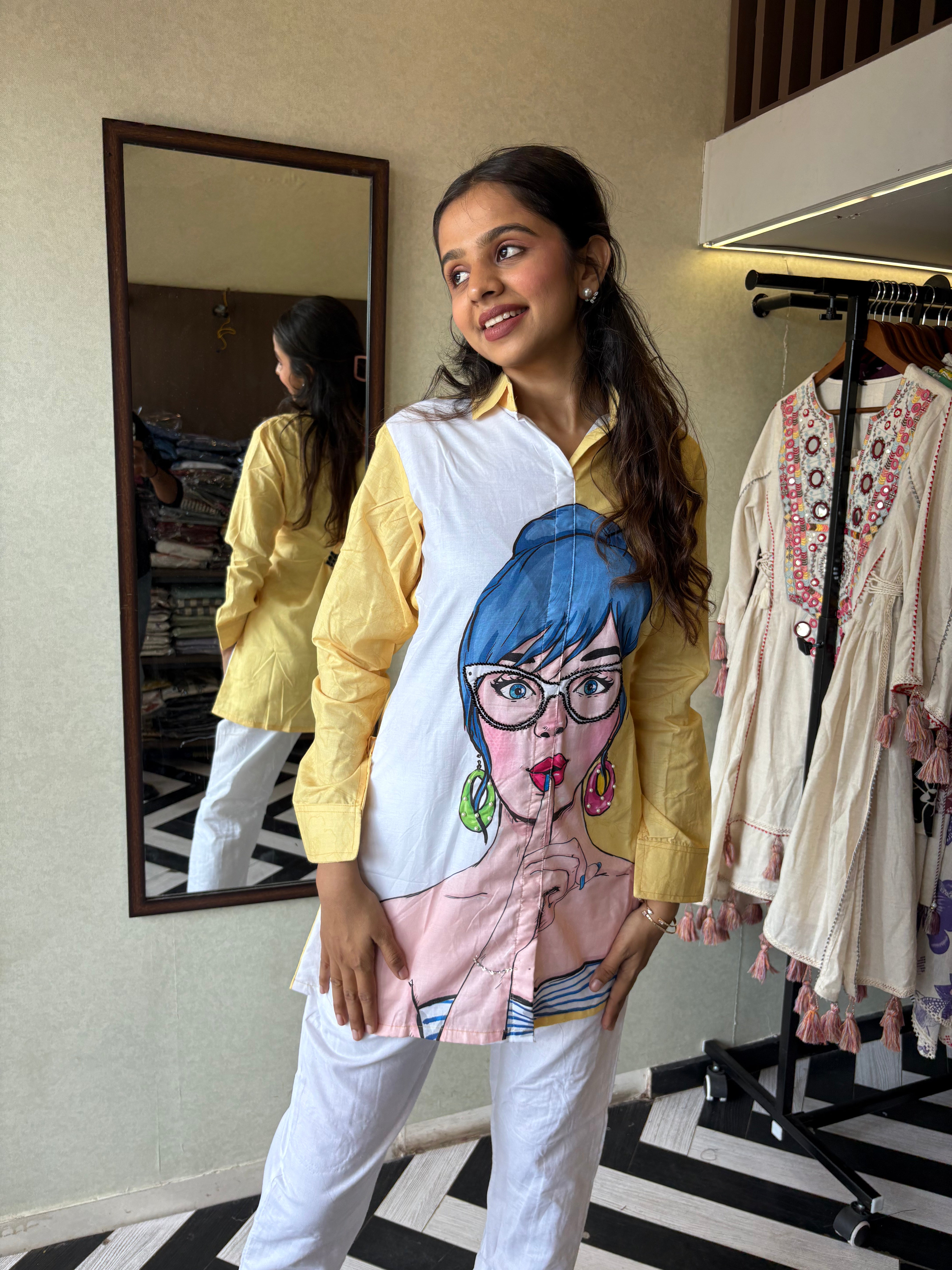 Image of Breezy Days, Bold Prints!

Step out in style with our pure cotton 2-piece coord sets soft, breathable, and printed to perfection.



Available in 2 fresh shades:

Sunny Yellow-Yellow & Soothing Pista Green - perfect for everyday elegance and casual outing