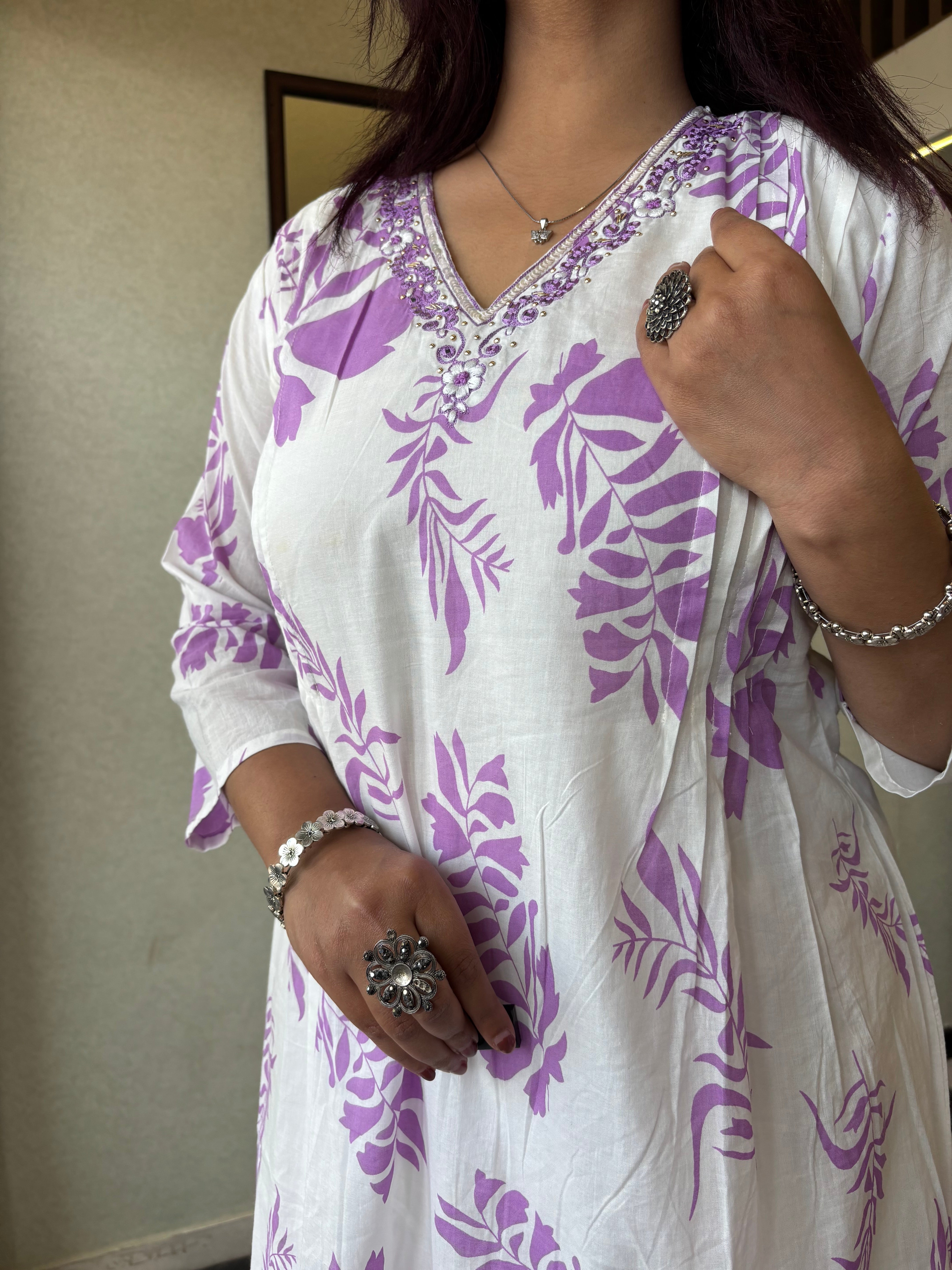 Image of Pure Mull Cotton 3 Piece Cotton Set