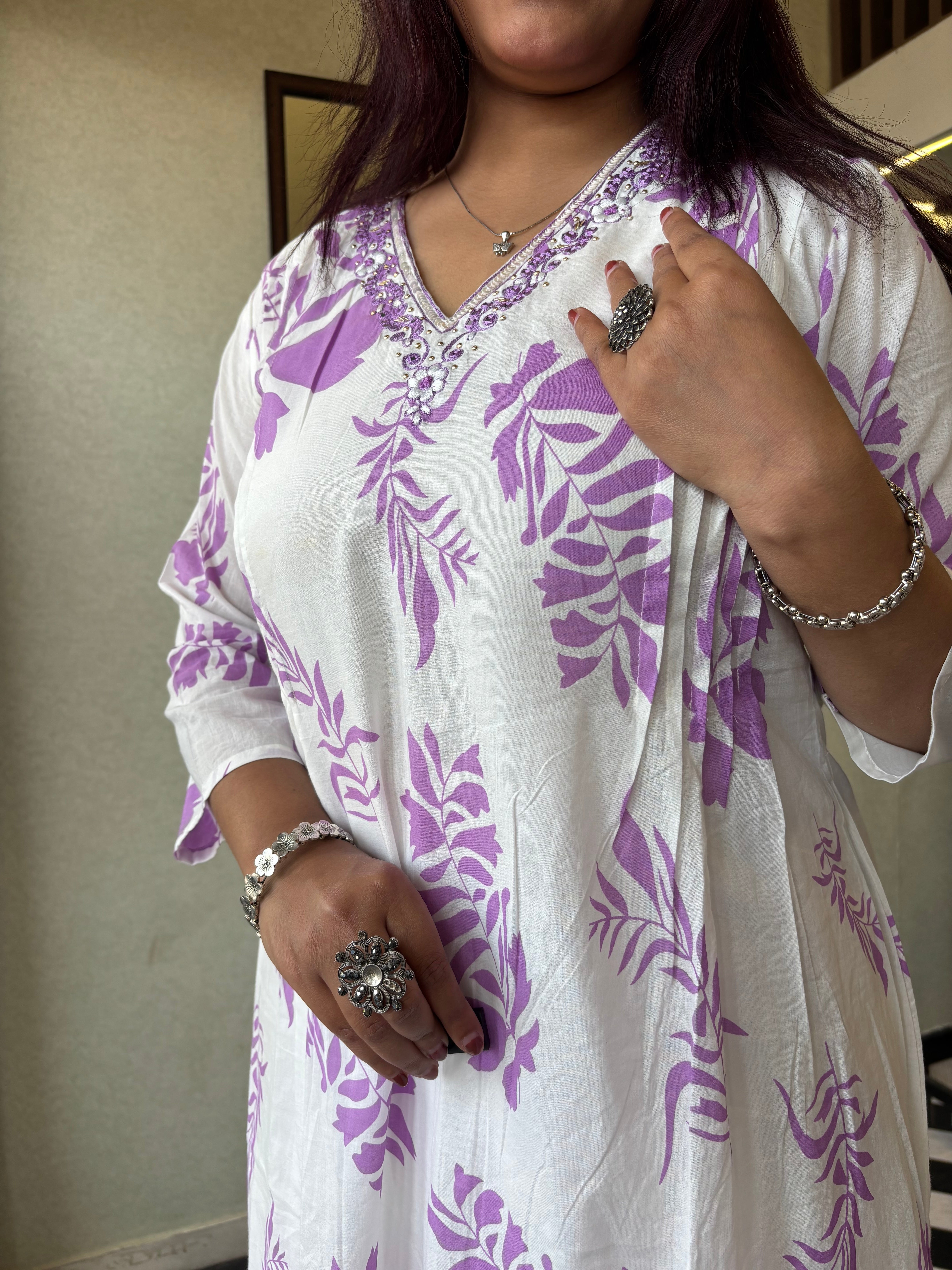 Image of Pure Mull Cotton 3 Piece Cotton Set