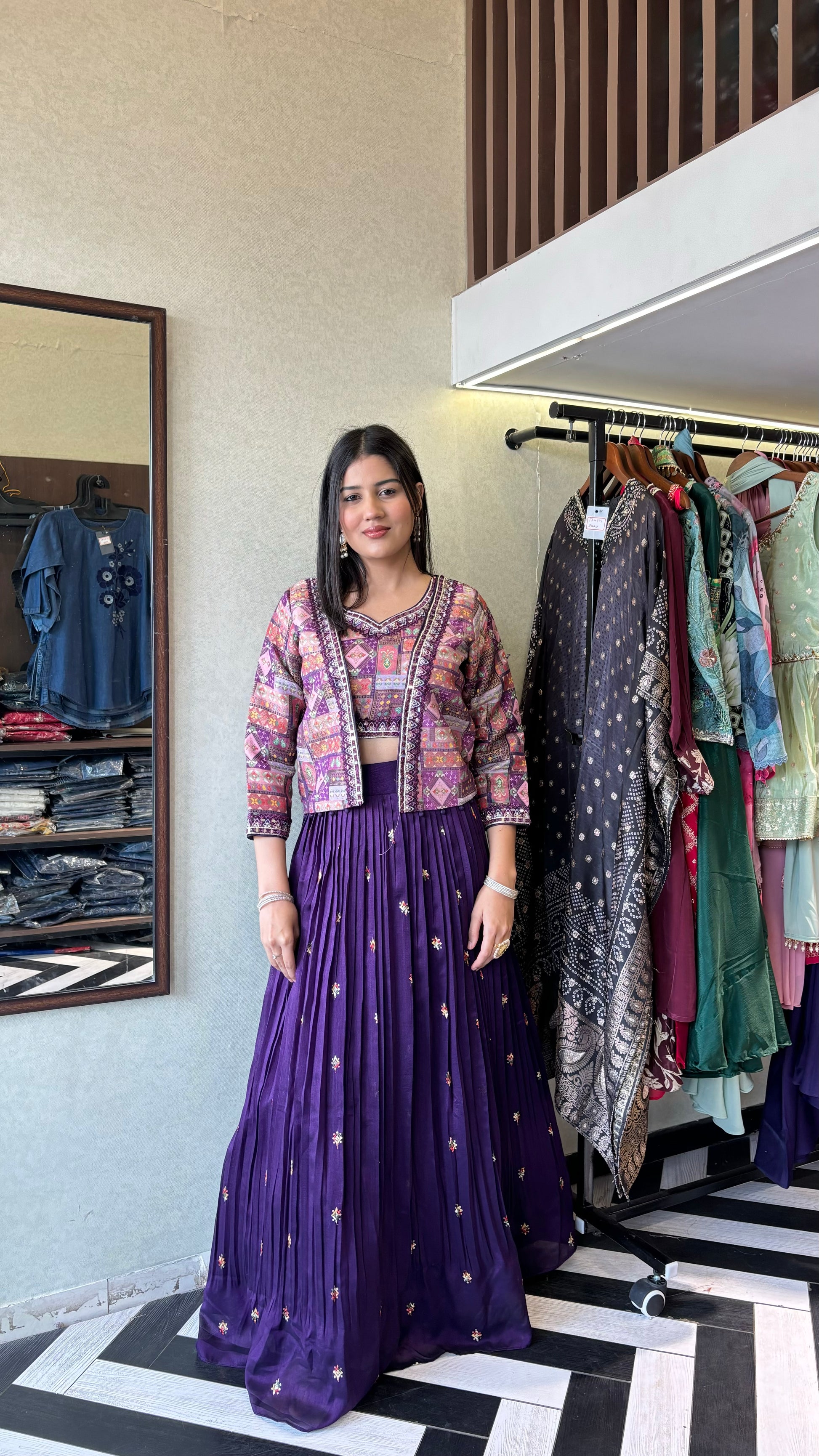 Pure Georgette Silk 3 Piece Set